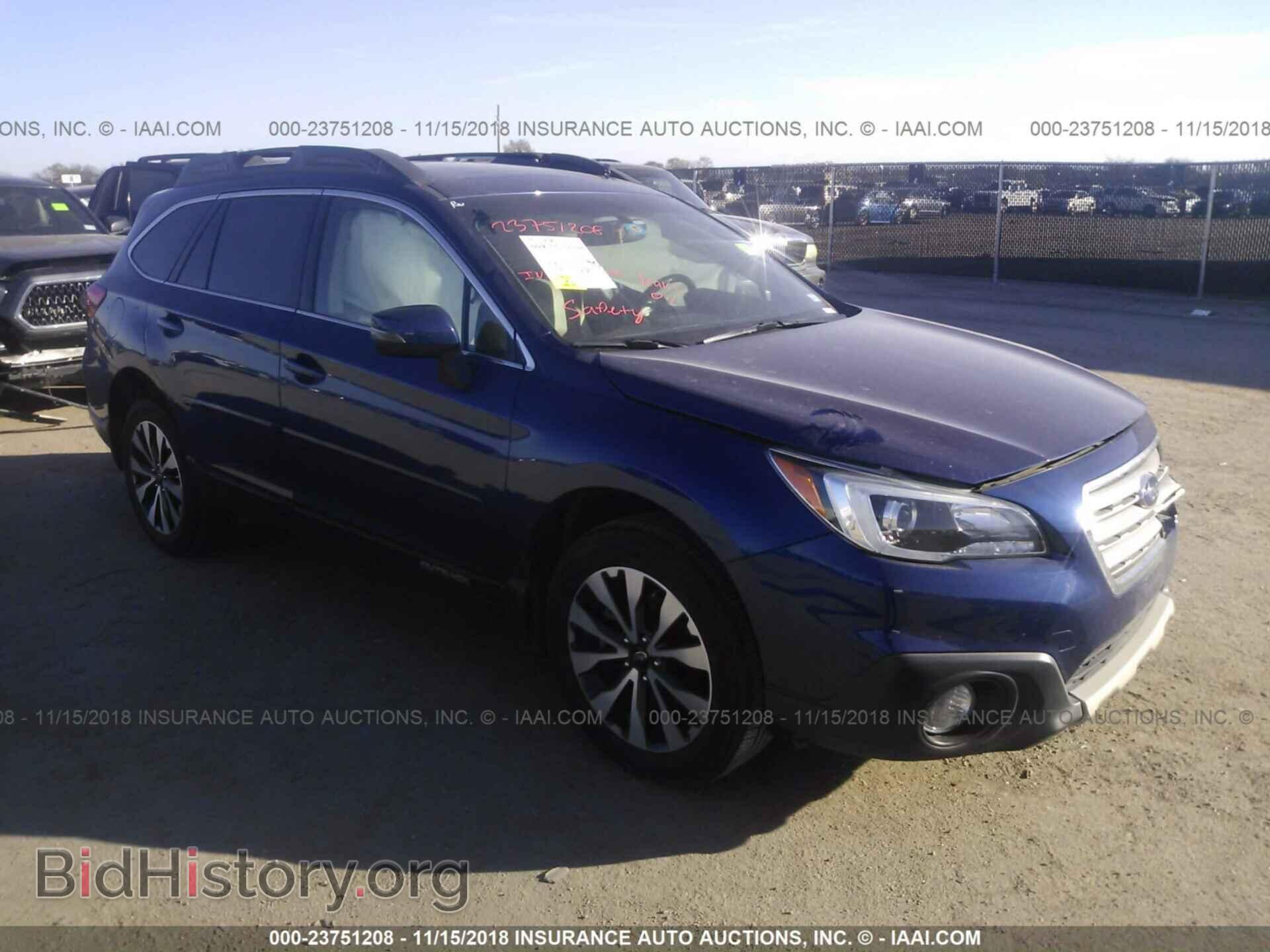 Photo 4S4BSELC6F3360494 - SUBARU OUTBACK 2015