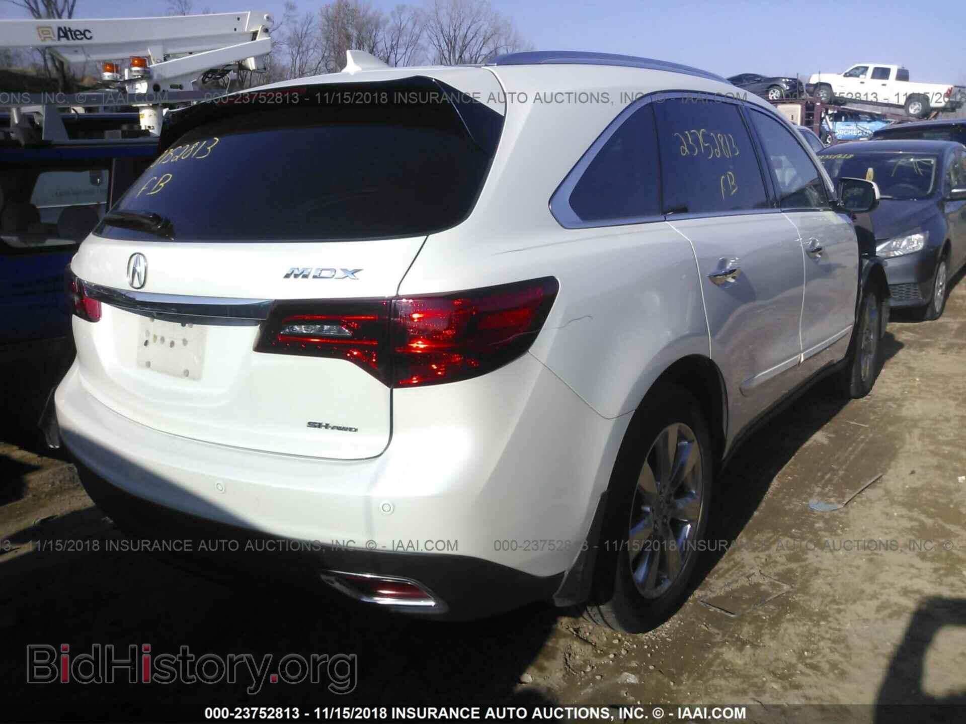 2015 Acura Mdx - VIN: 5FRYD4H87FB013748 - Фото 4