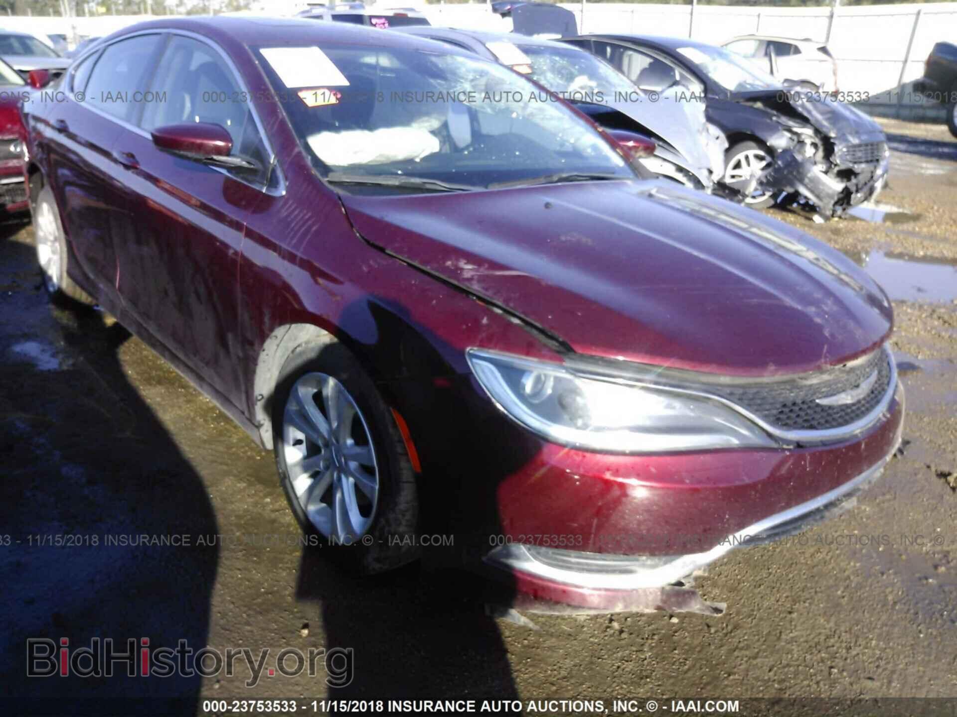 Фотография 1C3CCCAB1GN175591 - CHRYSLER 200 2016
