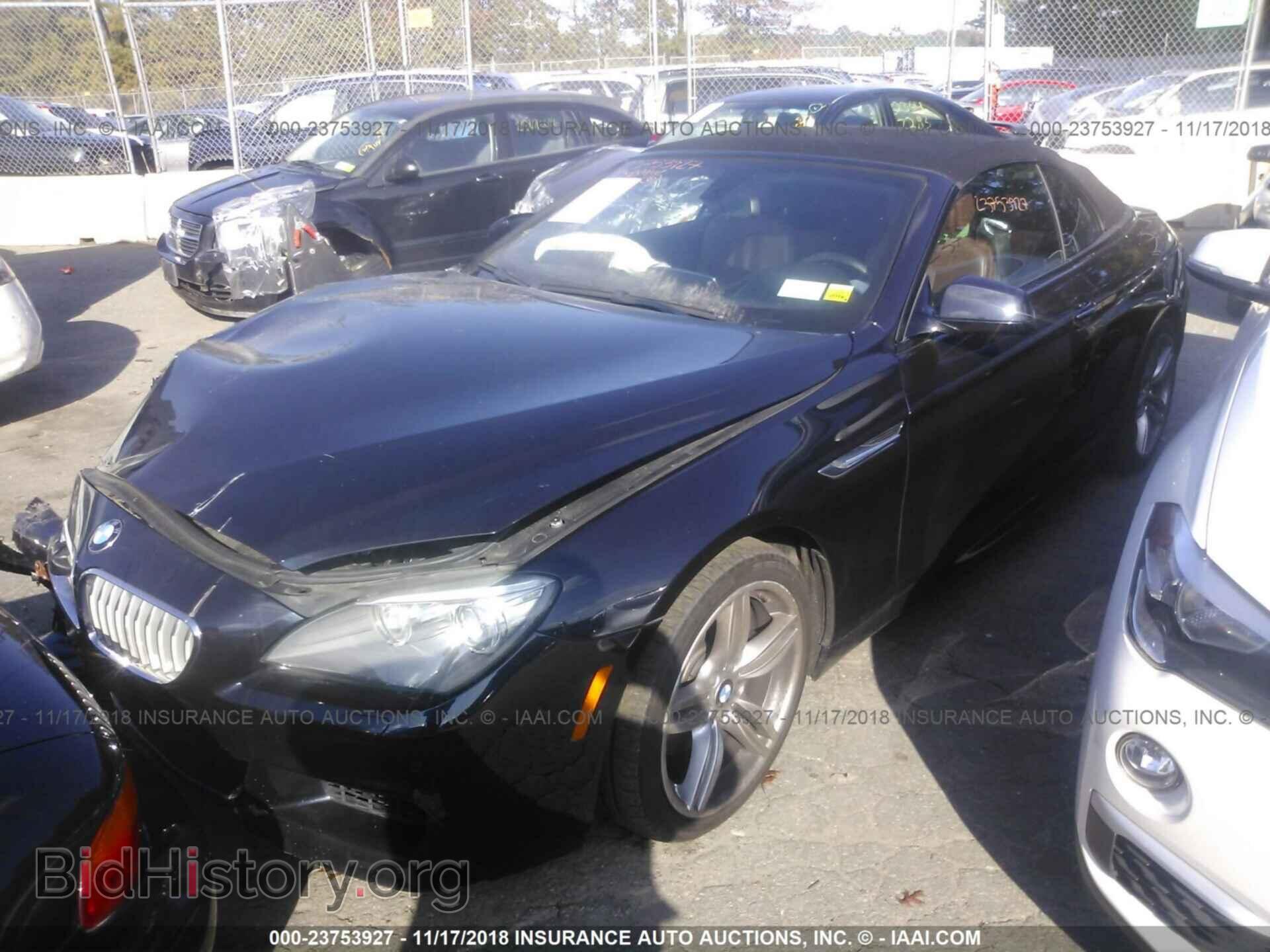 2013 BMW 650 - VIN: WBAYP1C59DDX00526 - Фото 2