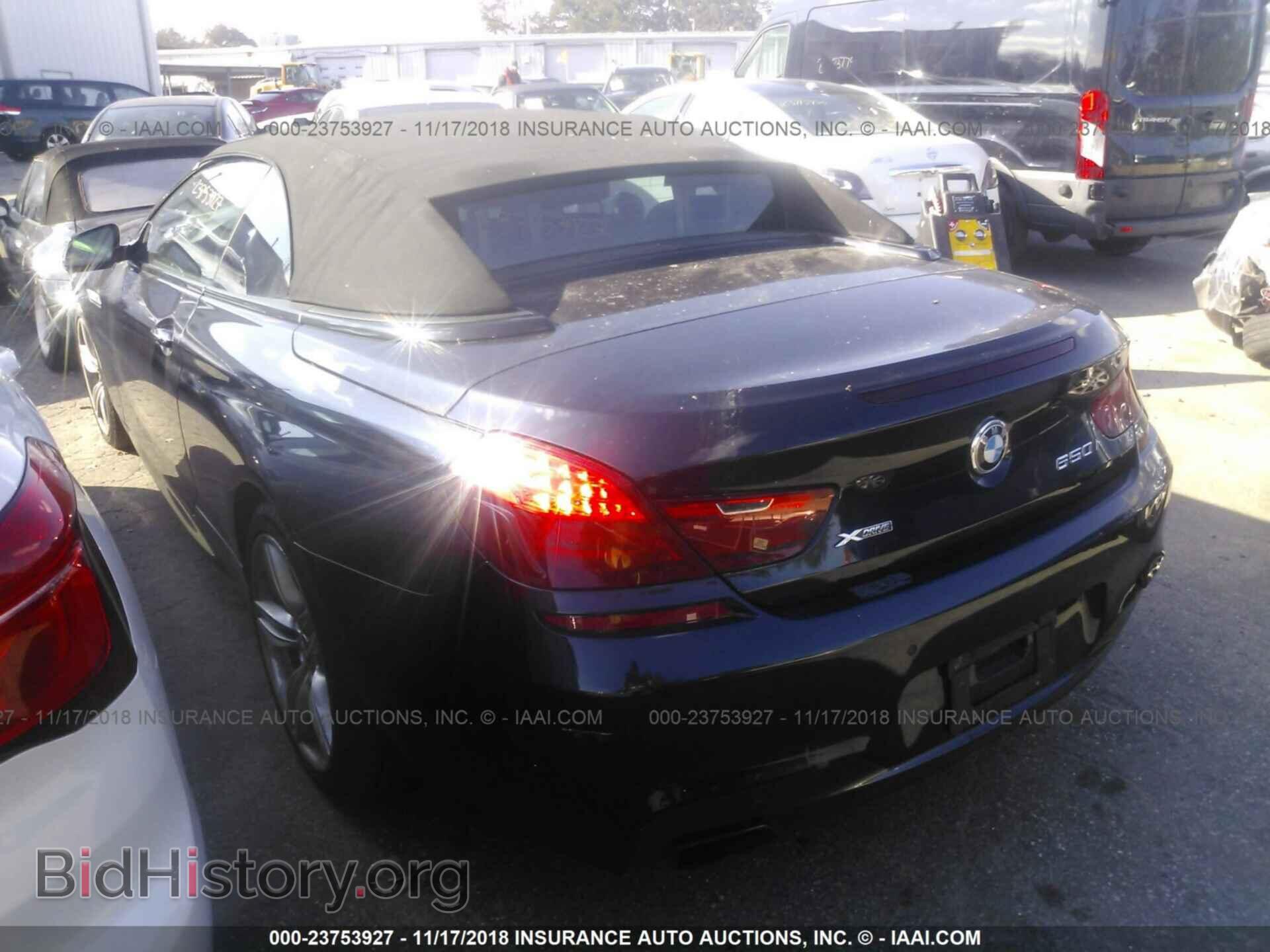 2013 BMW 650 - VIN: WBAYP1C59DDX00526 - Фото 3