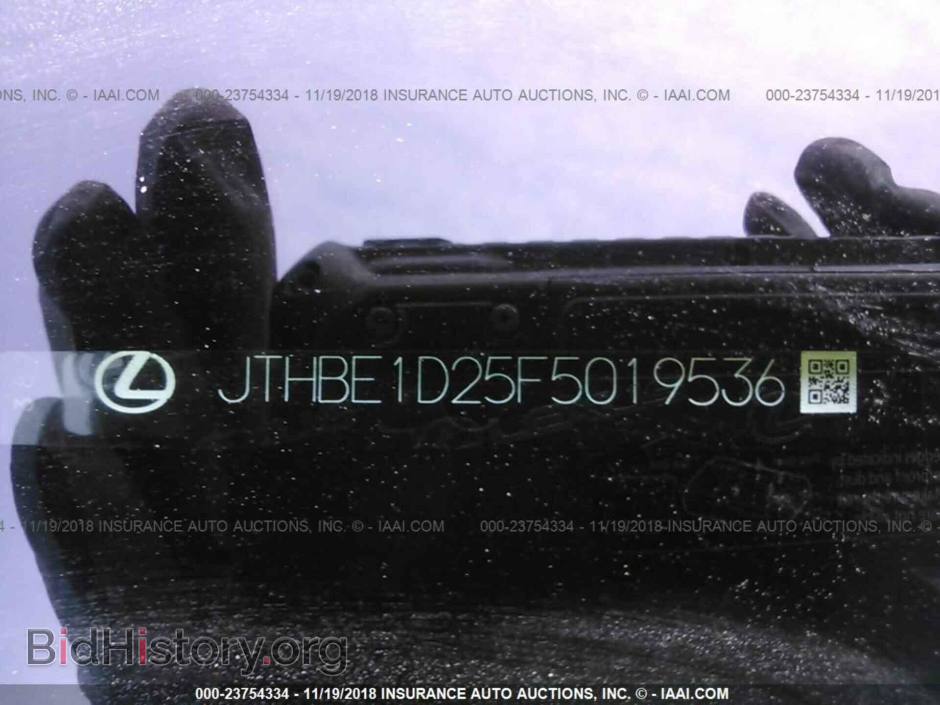 2015 LEXUS IS - VIN: JTHBE1D25F5019536 - Фото 9