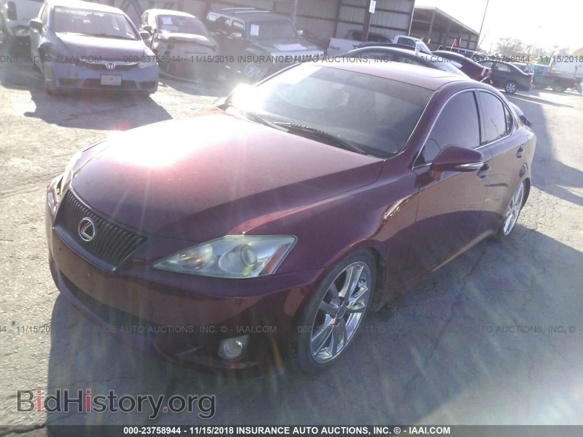 2009 LEXUS IS - VIN: JTHBK262192090444 - Фото 2