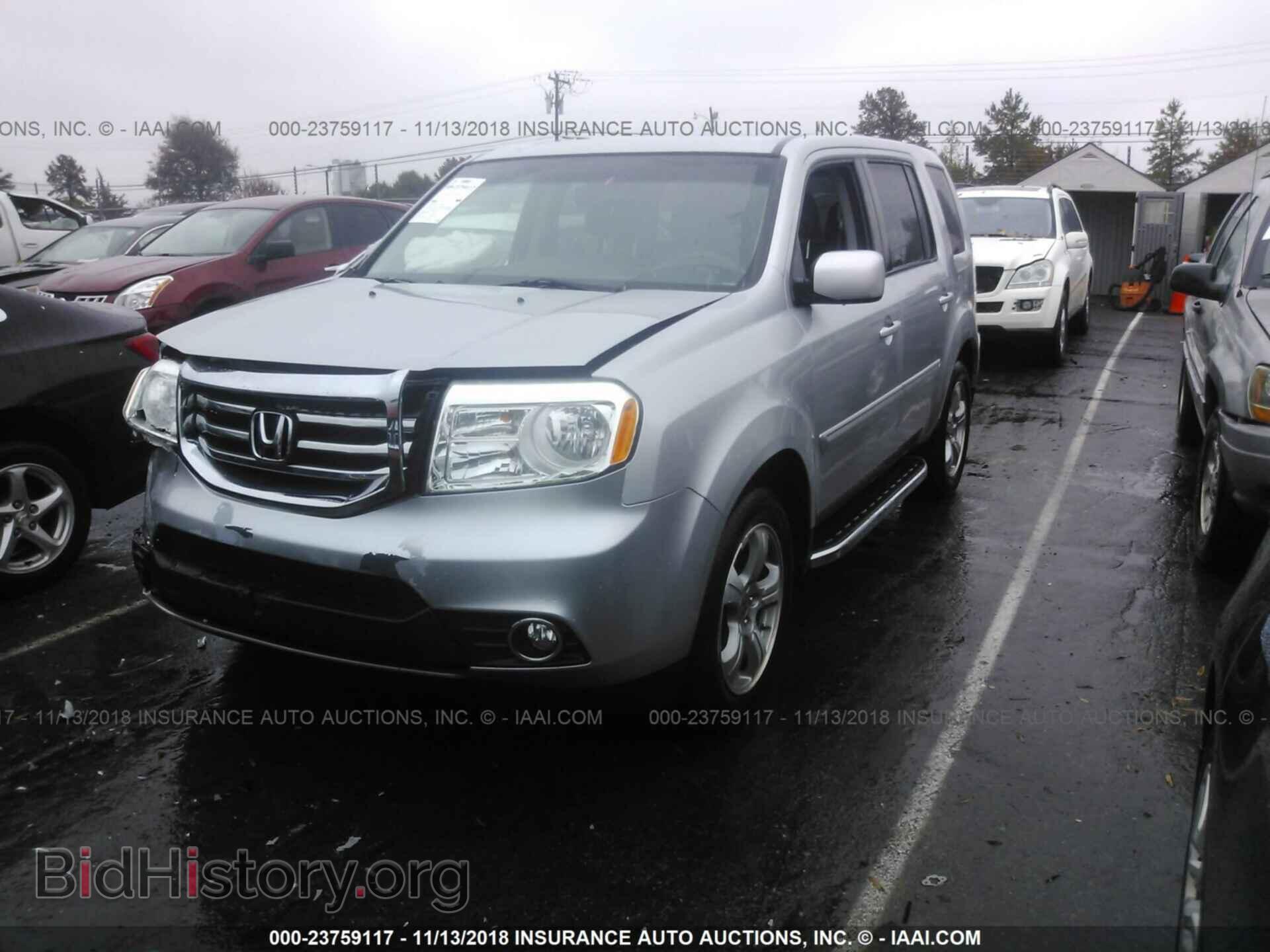 2012 HONDA PILOT - VIN: 5FNYF4H5XCB035076 - Photo 2