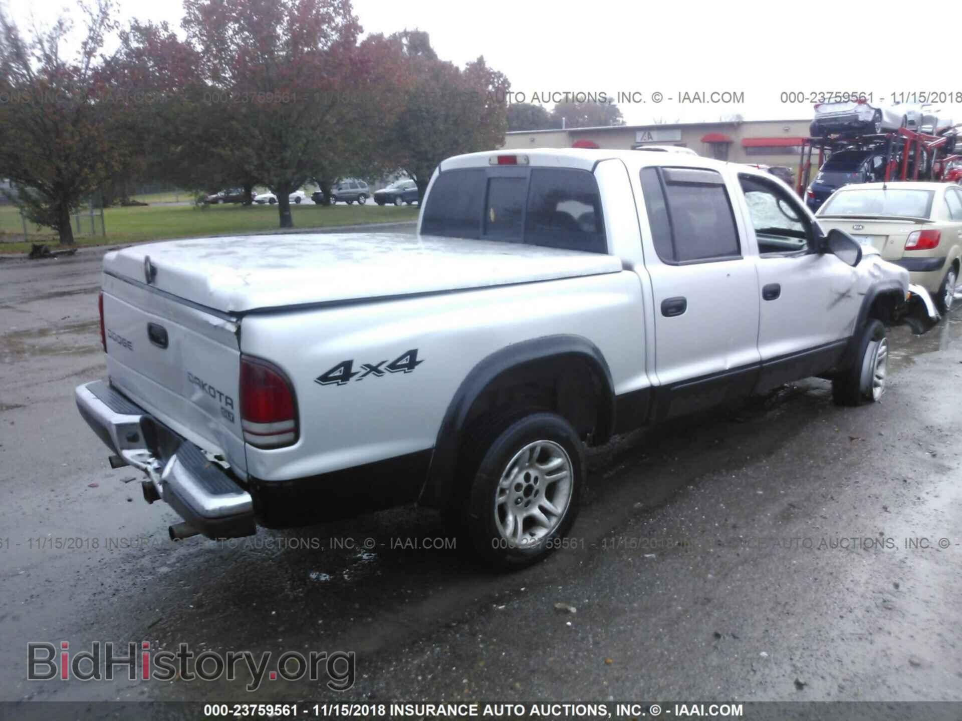 2004 DODGE DAKOTA - VIN: 1D7HG48NX4S619971 - Фото 4