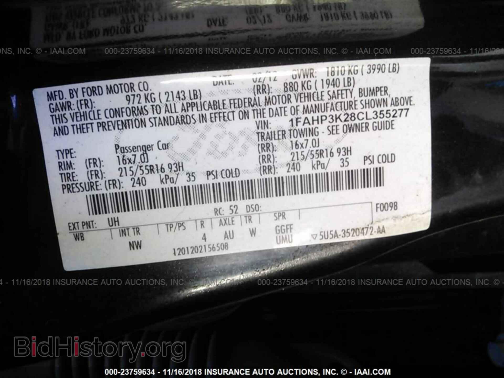 2012 Ford Focus - VIN: 1FAHP3K28CL355277 - Photo 9