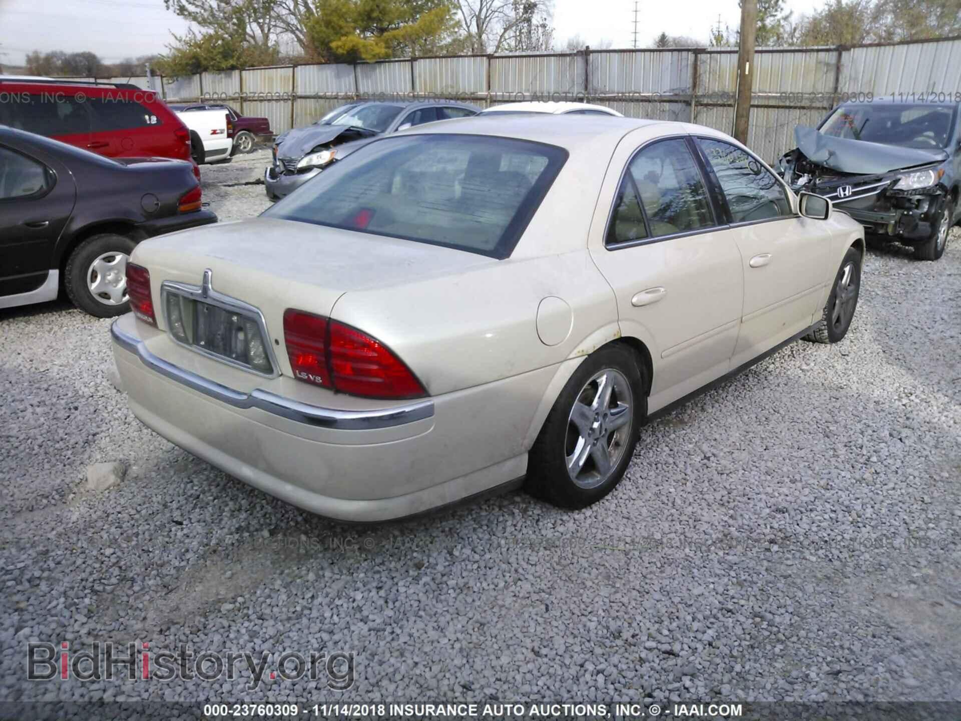 2002 LINCOLN LS - VIN: 1LNHM87AX2Y688061 - Photo 4