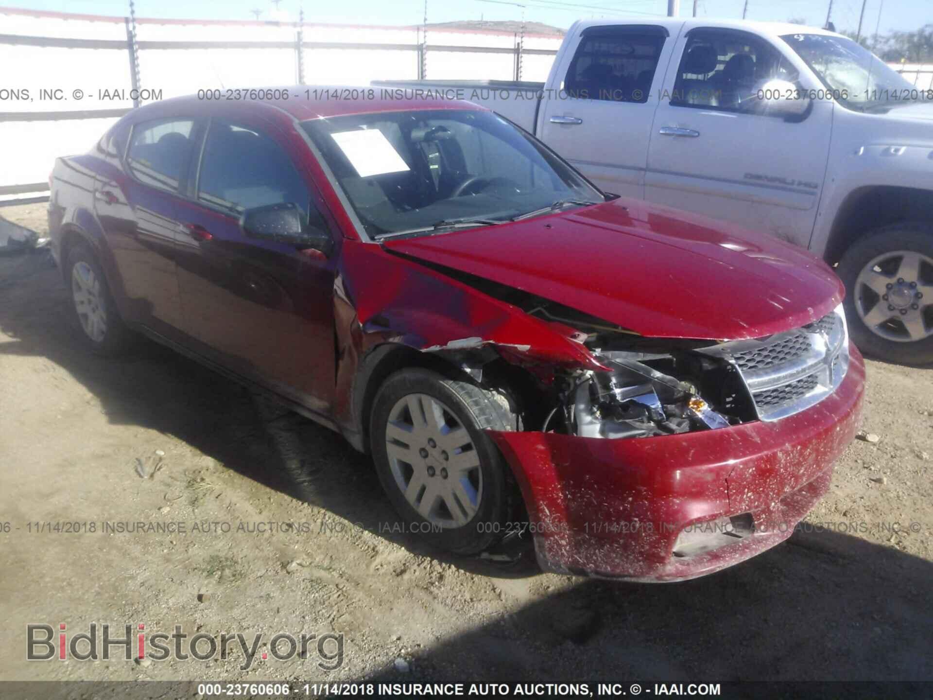 Photo 1C3CDZAG2CN322085 - DODGE AVENGER 2012