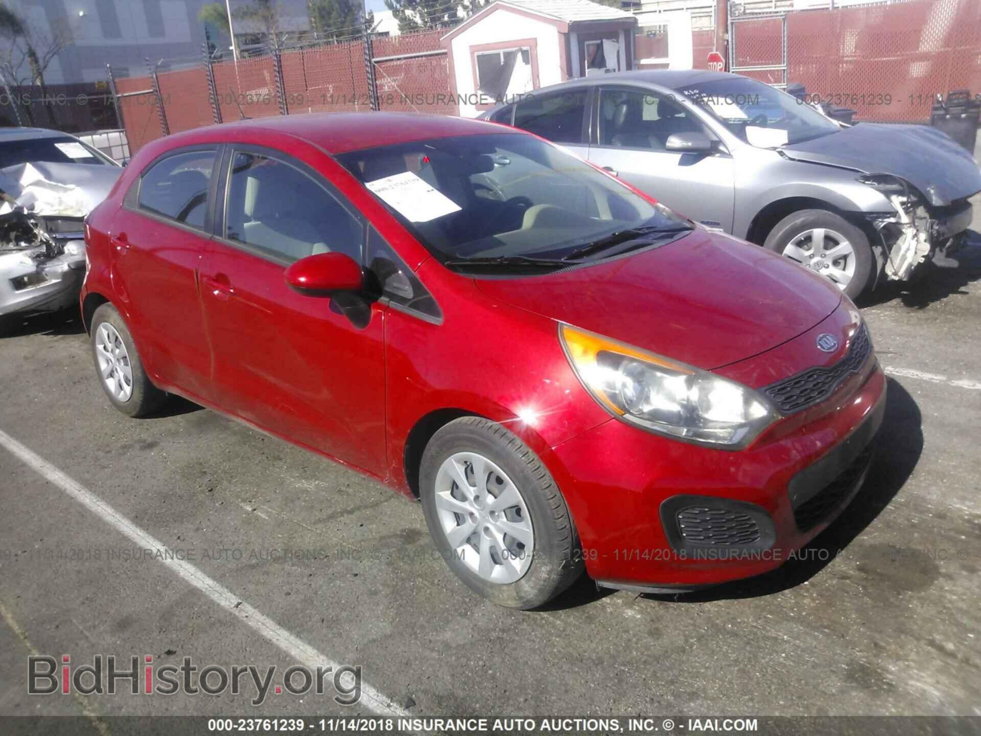 Фотография KNADM5A38C6038604 - KIA RIO 2012