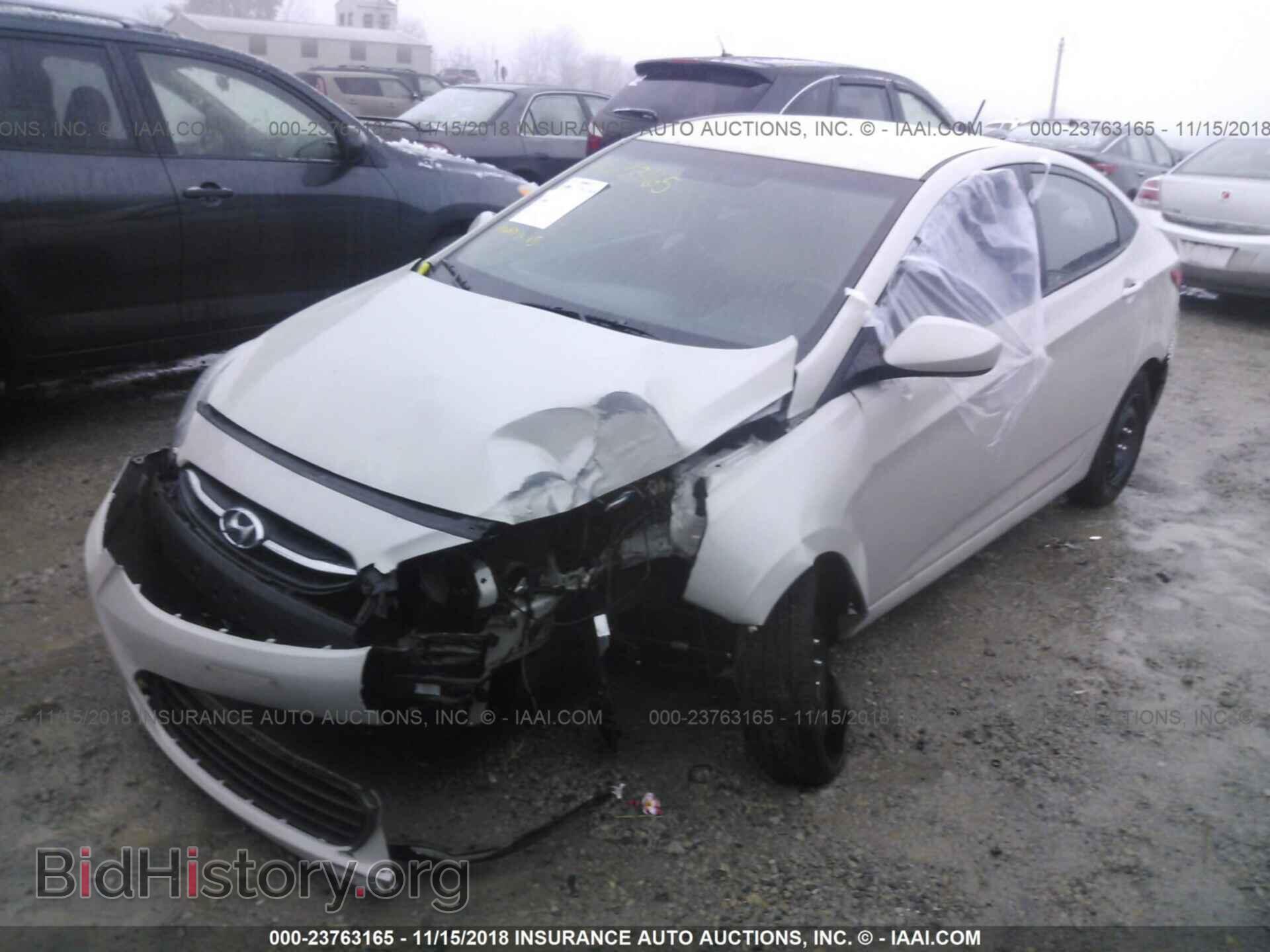 2016 HYUNDAI ACCENT - VIN: KMHCT4AE0GU122765 - Фото 2