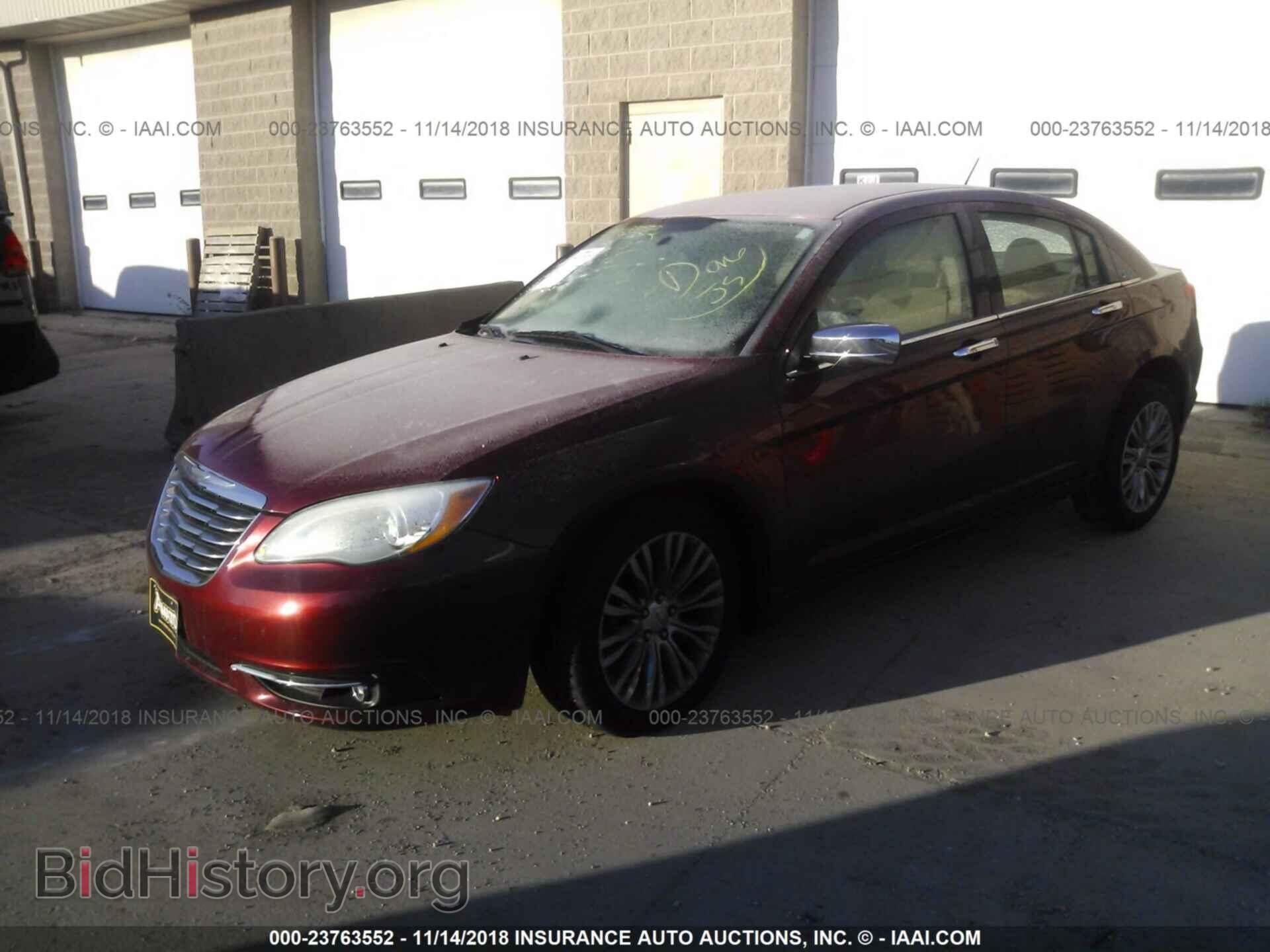 2013 Chrysler 200 - VIN: 1C3CCBCG0DN503372 - Фото 2