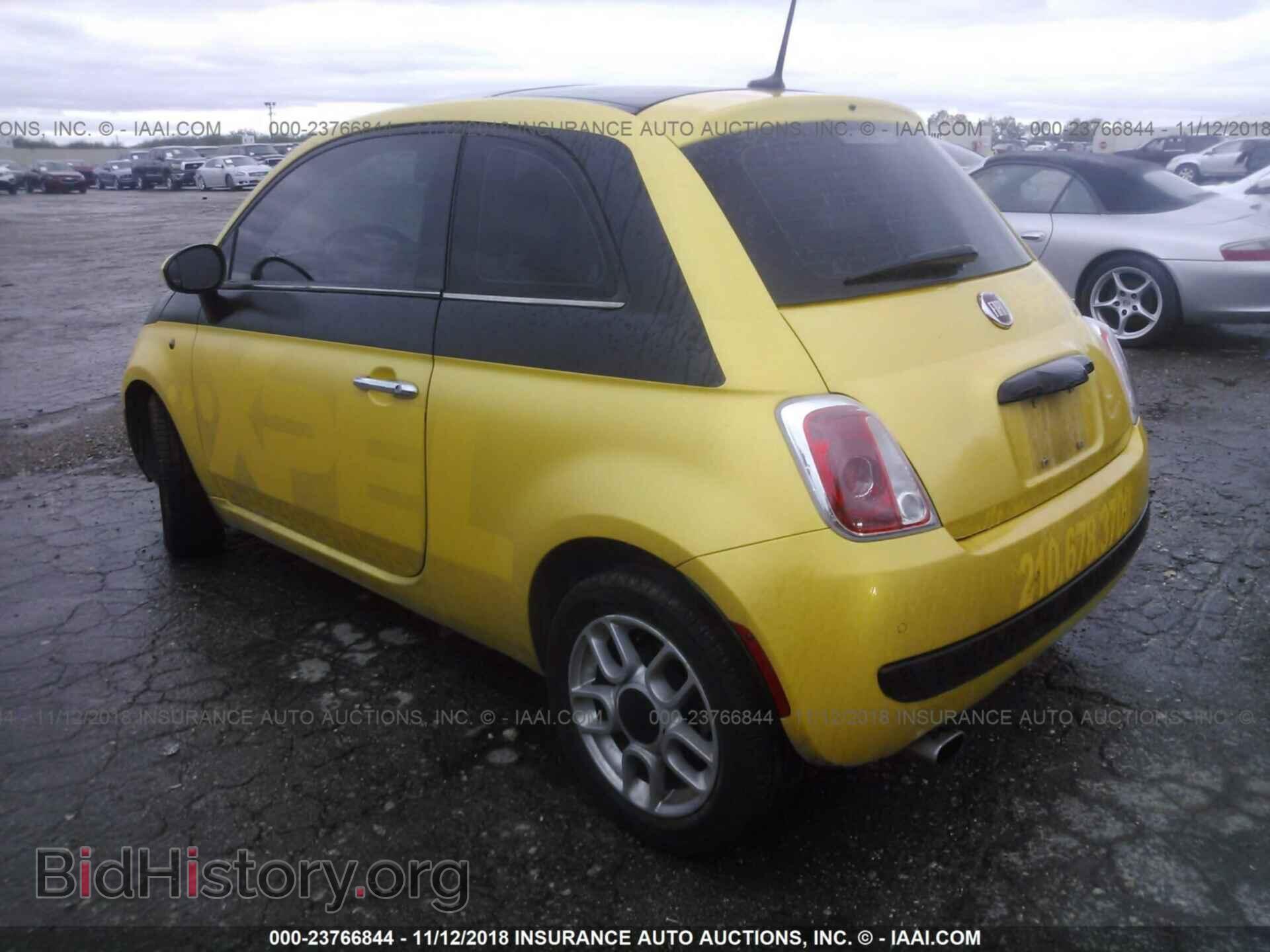 2012 Fiat 500 - VIN: 3C3CFFCR0CT195022 - Фото 3