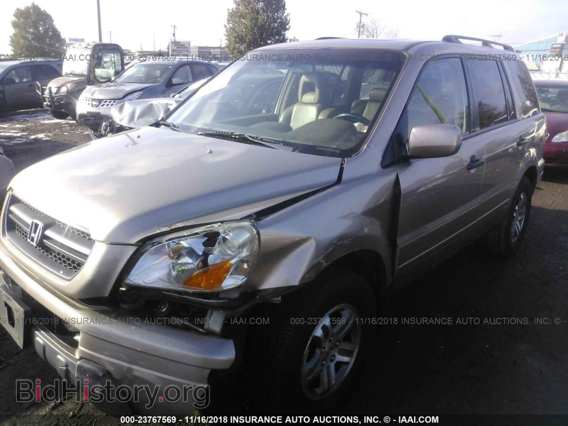 2005 HONDA PILOT - VIN: 5FNYF18695B034267 - Фото 2