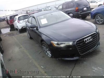 2013 Audi A6, black — VIN WAUGFAFC2DN082775, IAAI