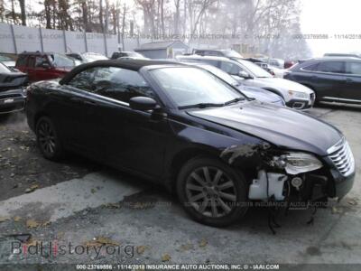 2012 Chrysler 200, black — VIN 1C3BCBEB6CN218980, IAAI