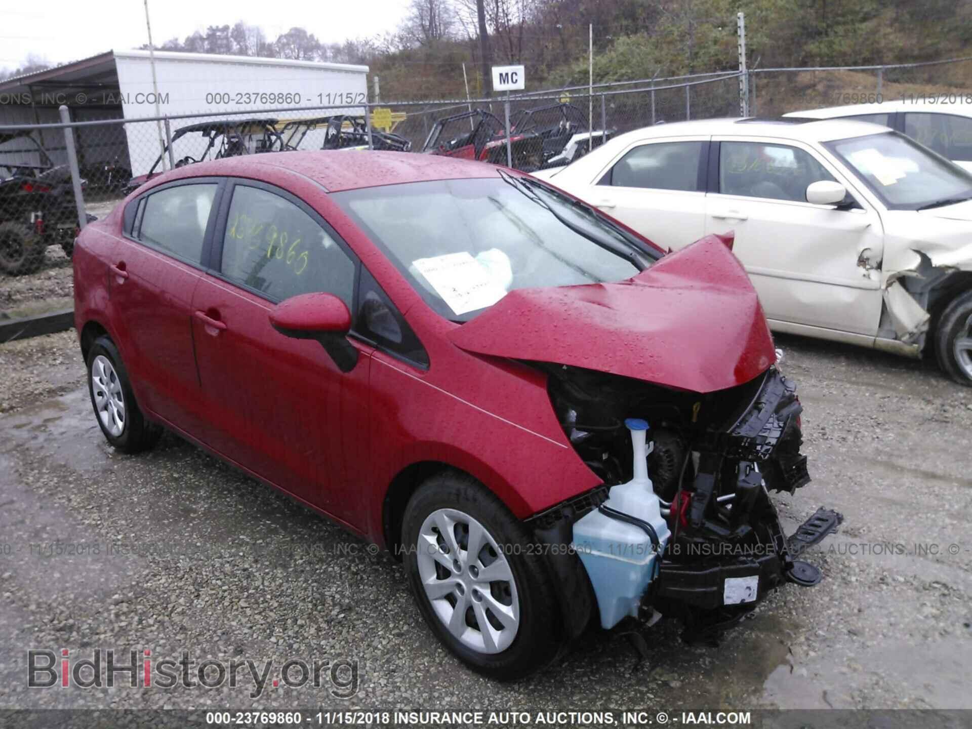 Фотография KNADM4A39E6419097 - KIA RIO 2014