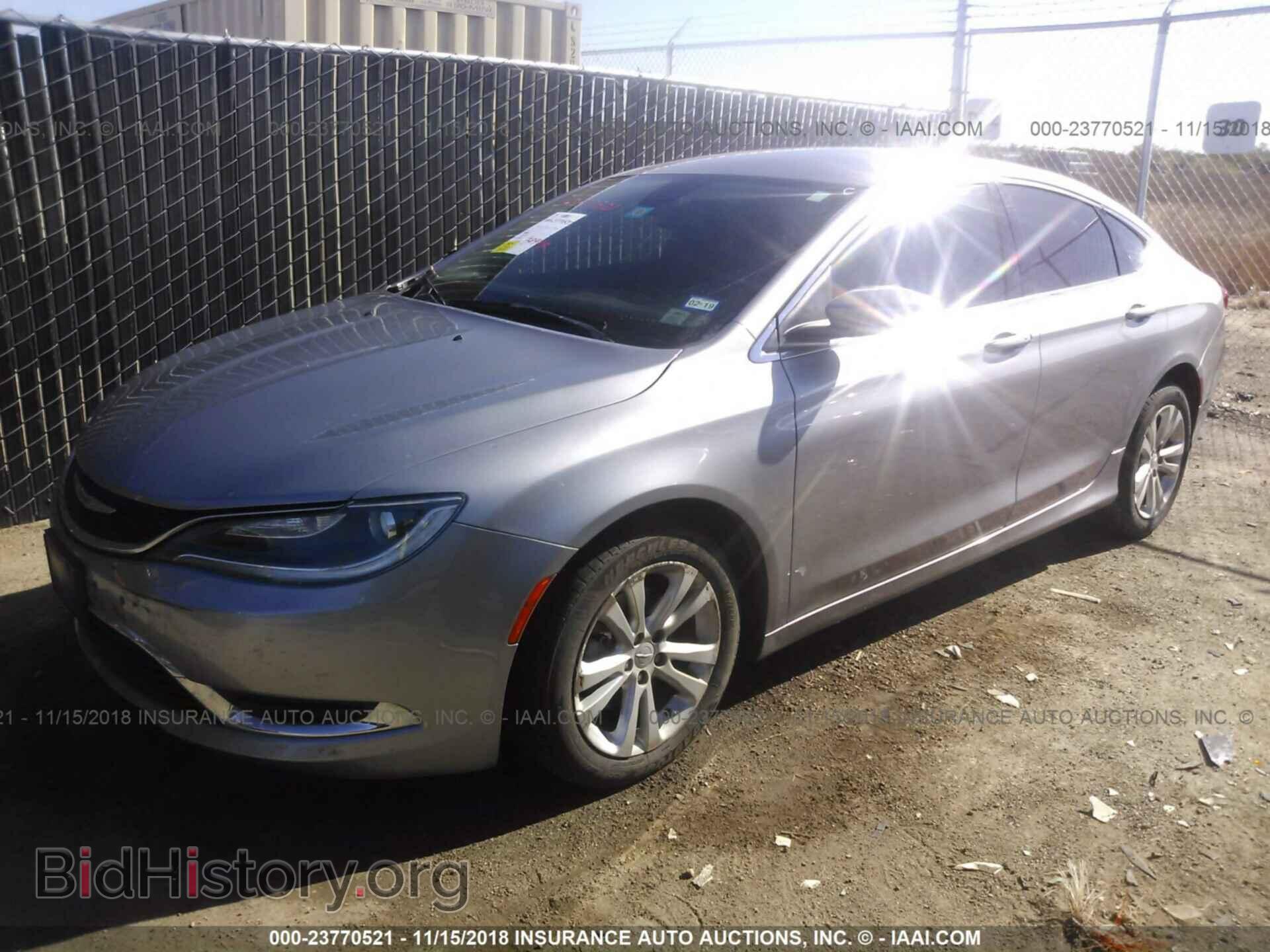 2016 CHRYSLER 200 - VIN: 1C3CCCAB5GN167459 - Фото 2
