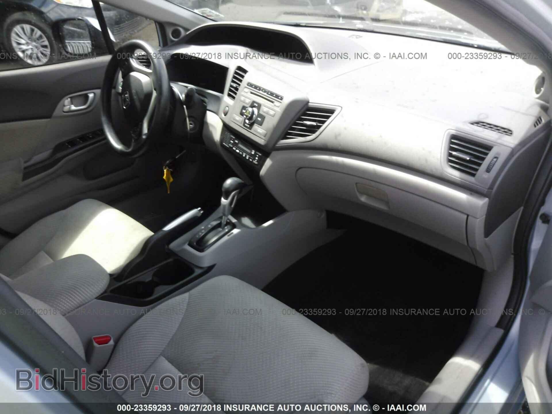 2012 HONDA CIVIC - VIN: JHMFB4F24CS011465 - Фото 5