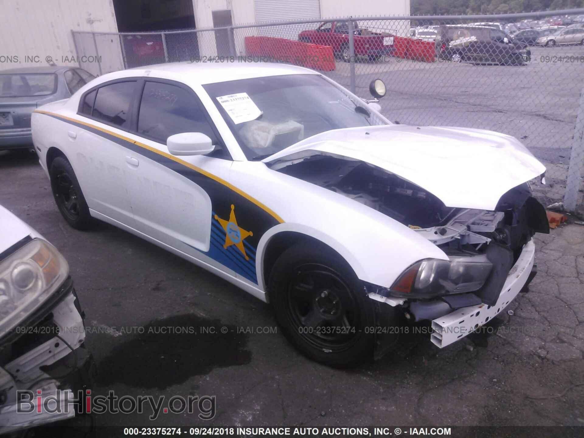 Фотография 2C3CDXAT7CH266655 - DODGE CHARGER 2012