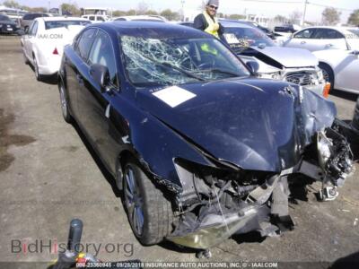 2010 Lexus IS, серый — VIN JTHBF5C25A2099100, IAAI