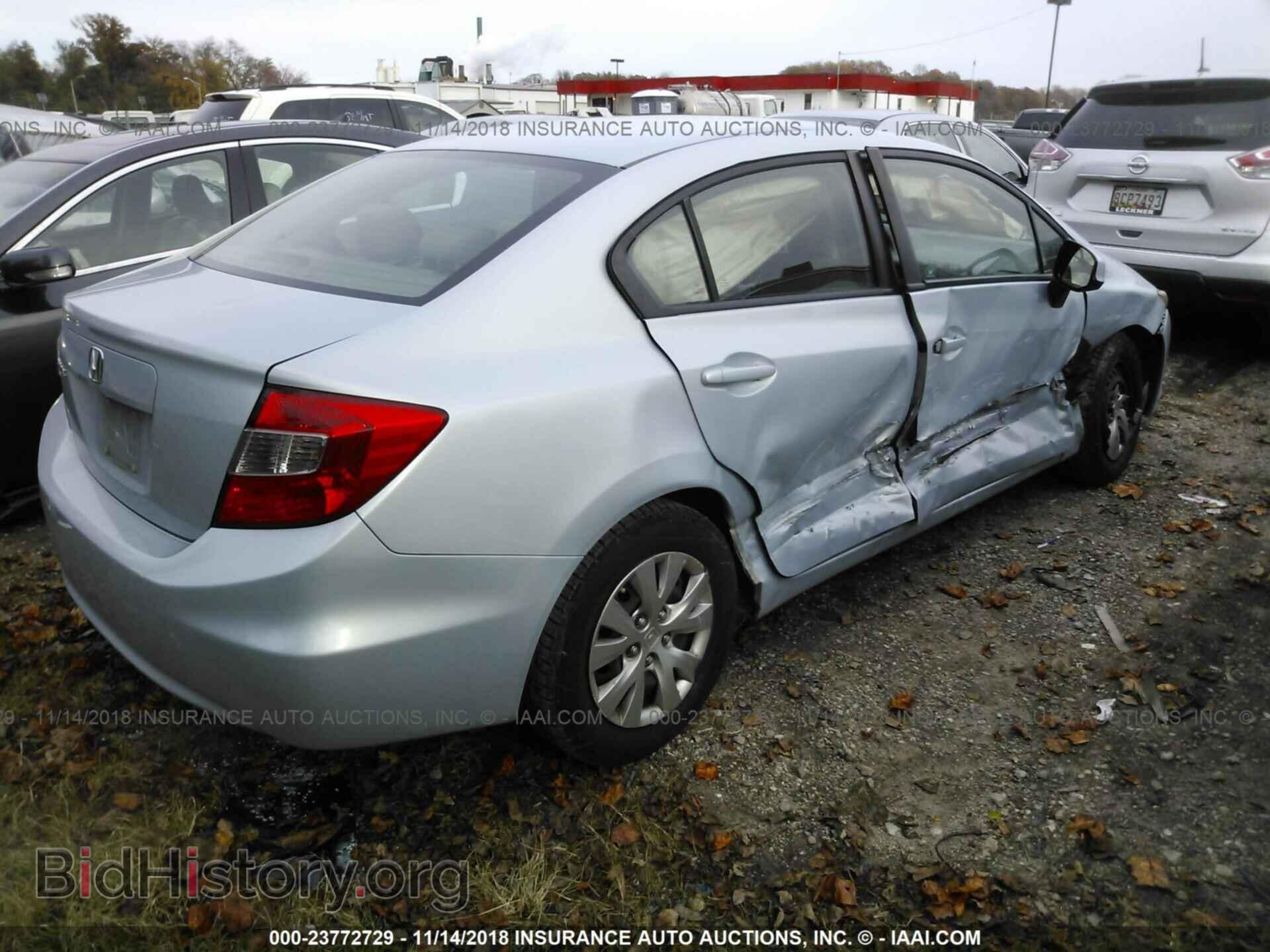 2012 HONDA CIVIC - VIN: 2HGFB2F50CH534250 - Фото 4