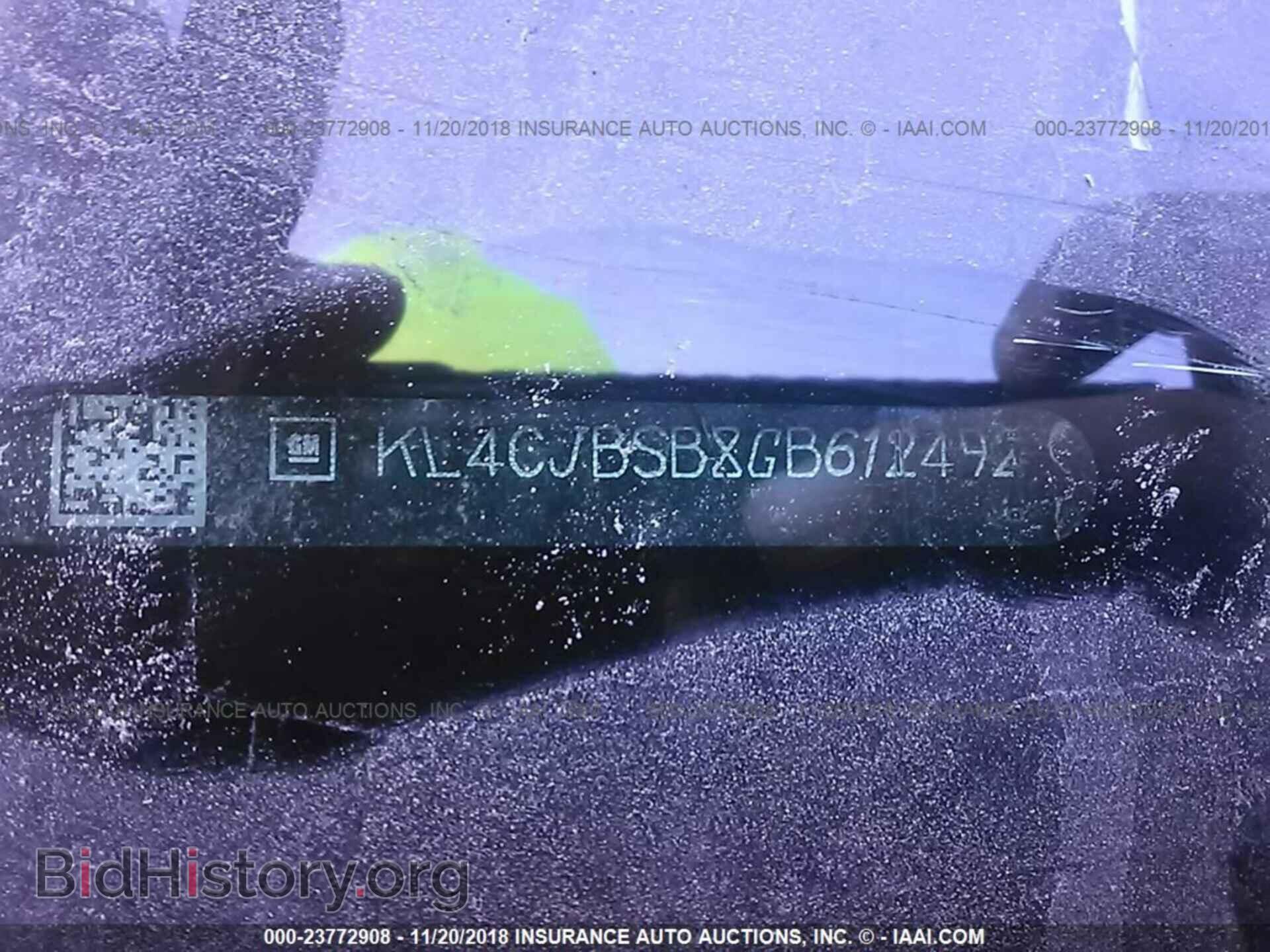 2016 BUICK ENCORE - VIN: KL4CJBSB8GB612492 - Фото 9