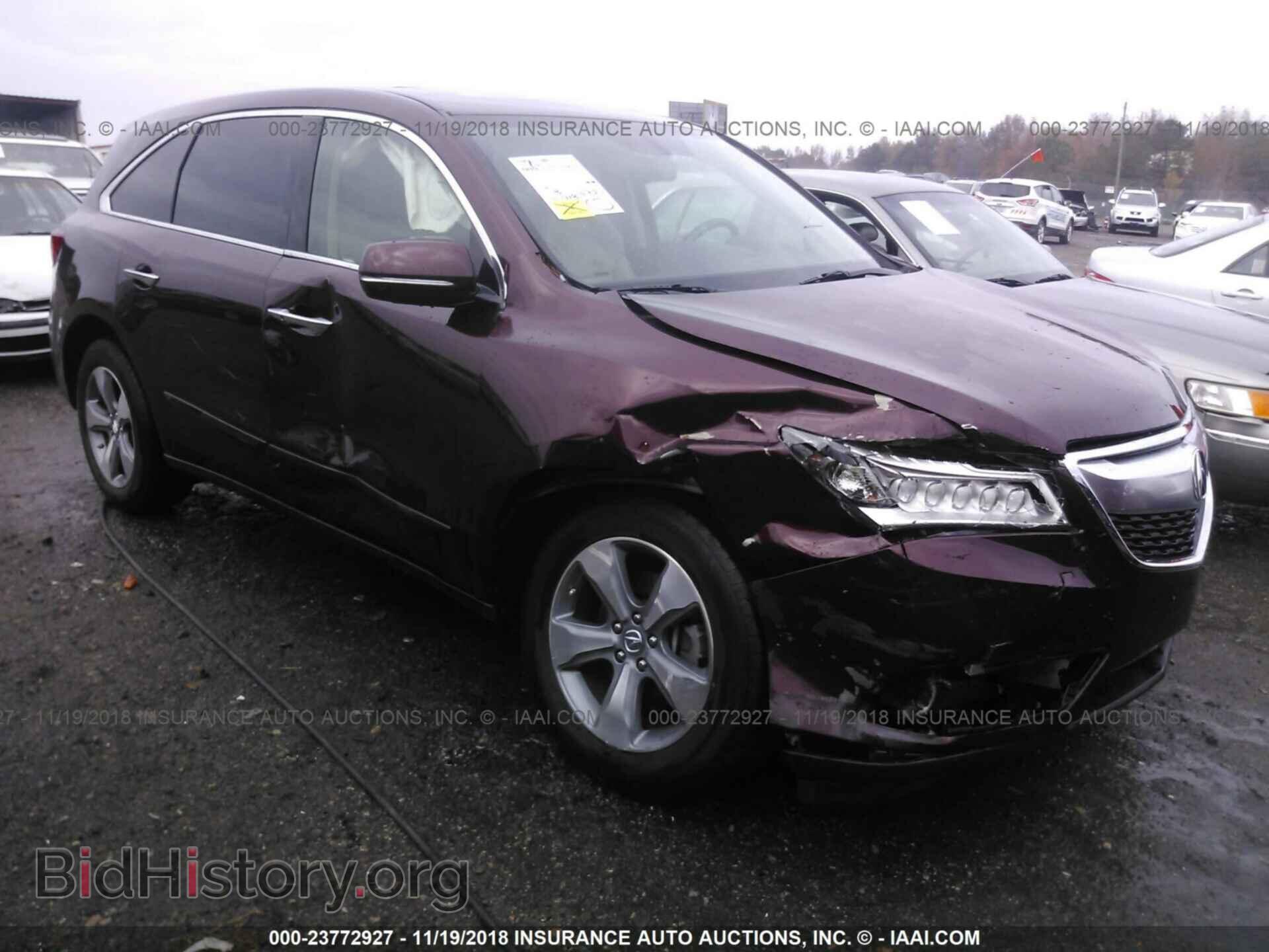 Фотография 5FRYD4H22EB012940 - ACURA MDX 2014