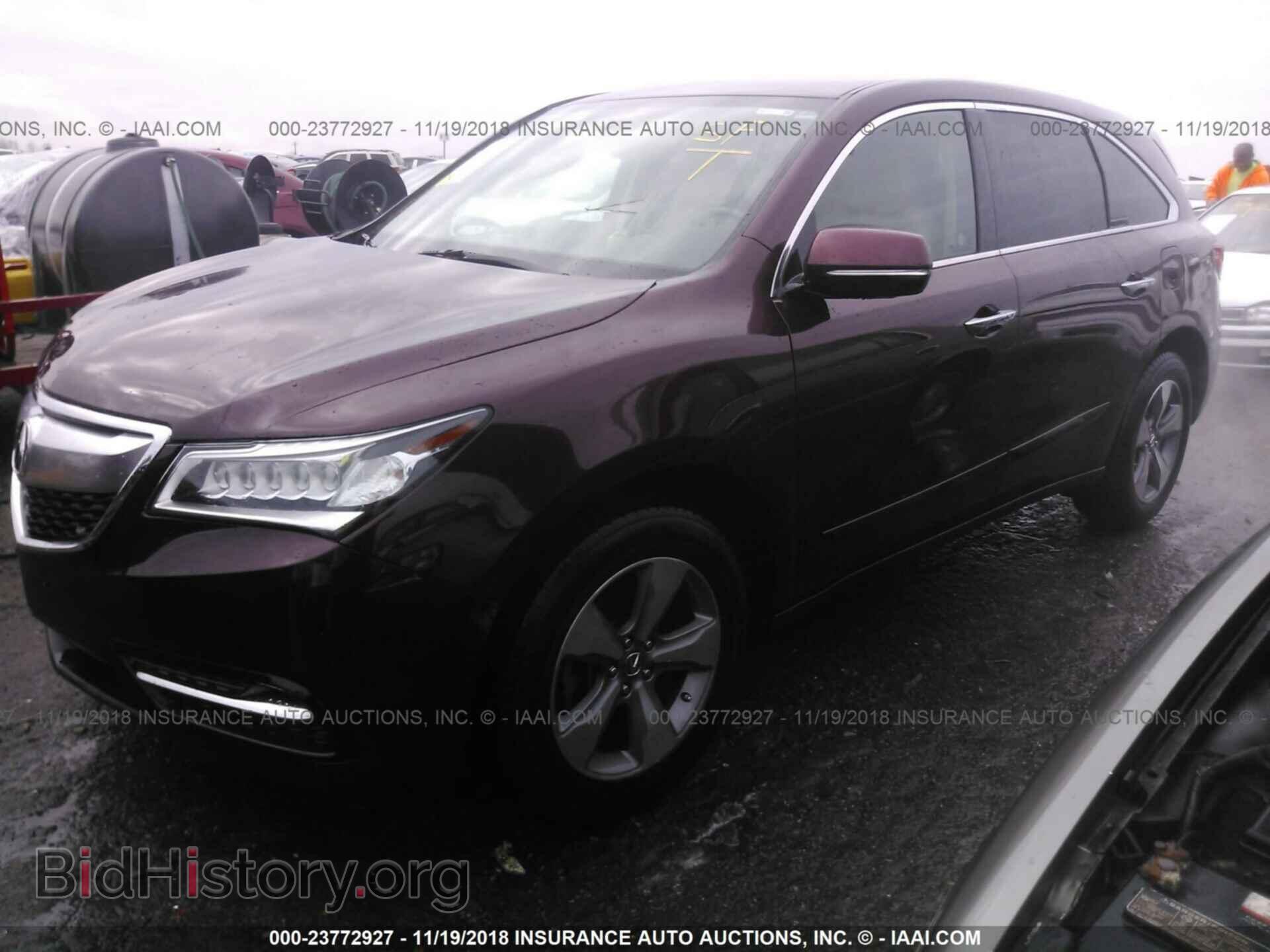 2014 ACURA MDX - VIN: 5FRYD4H22EB012940 - Фото 2