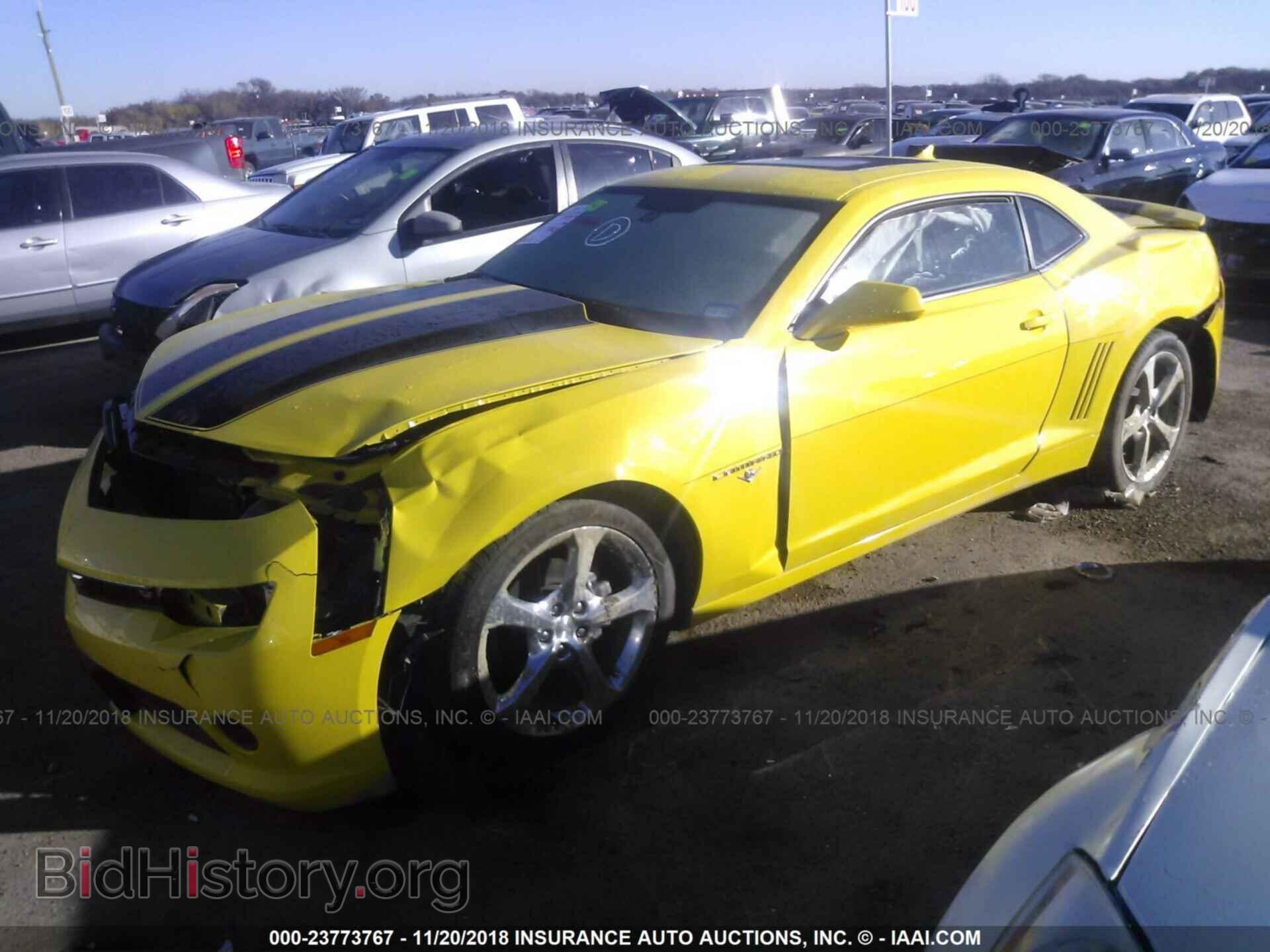 2014 CHEVROLET CAMARO - VIN: 2G1FG1E32E9310848 - Фото 2