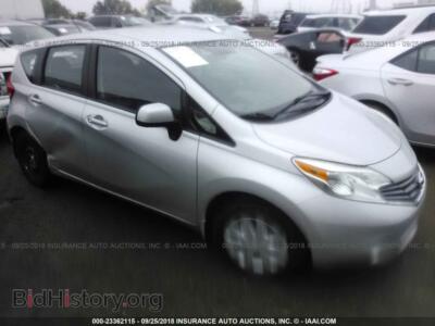 2014 Nissan VERSA NOTE, серебристый — VIN 3N1CE2CP5EL417484, IAAI