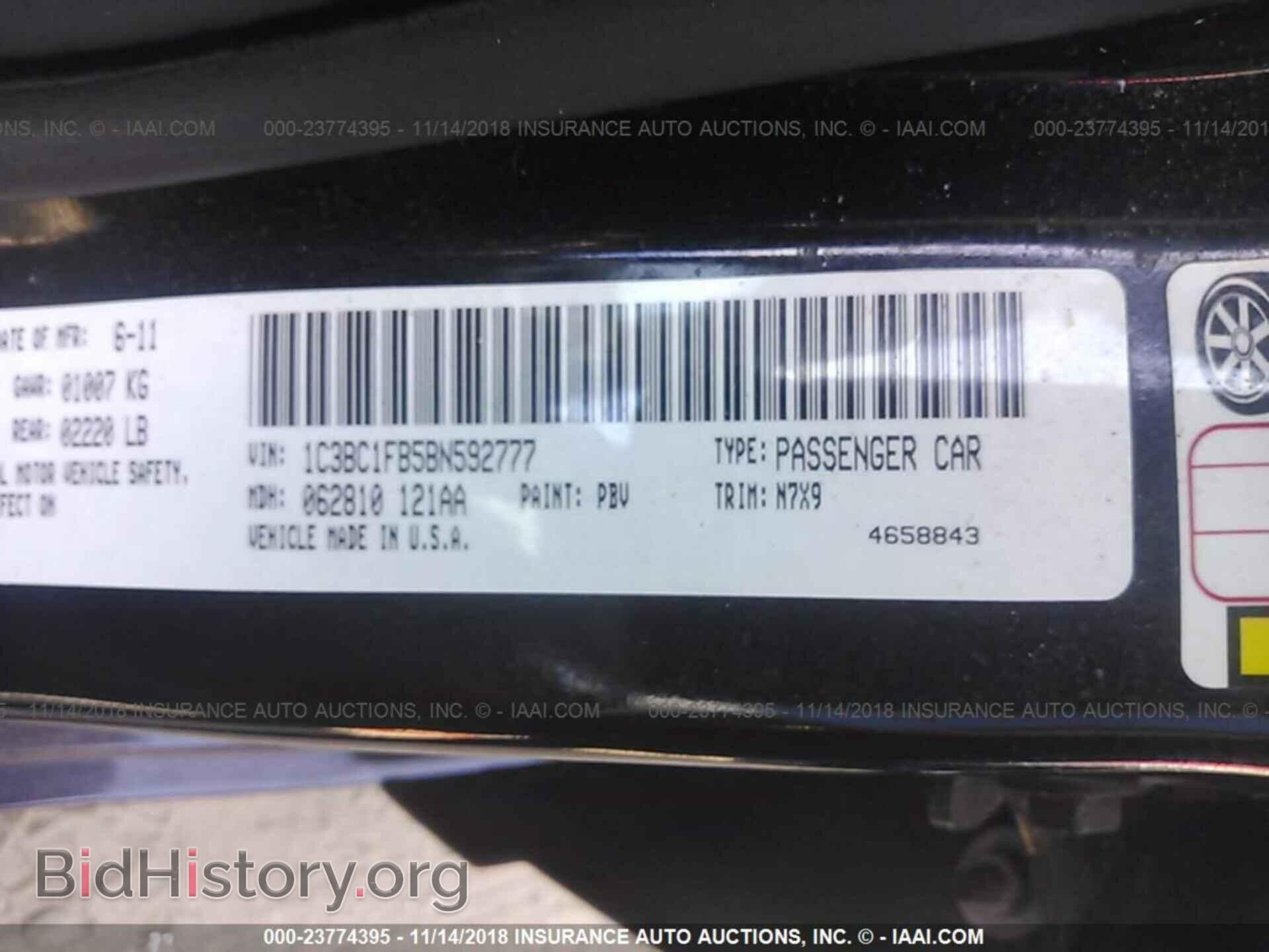 2011 CHRYSLER 200 - VIN: 1C3BC1FB5BN592777 - Photo 9