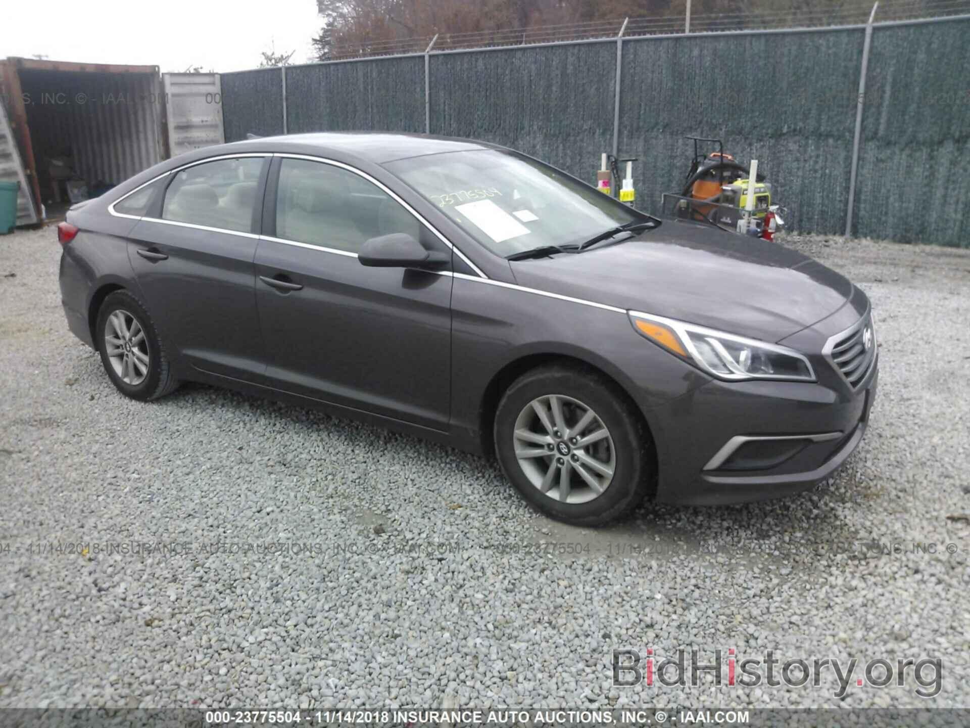 Photo 5NPE24AF4HH472825 - HYUNDAI SONATA 2017