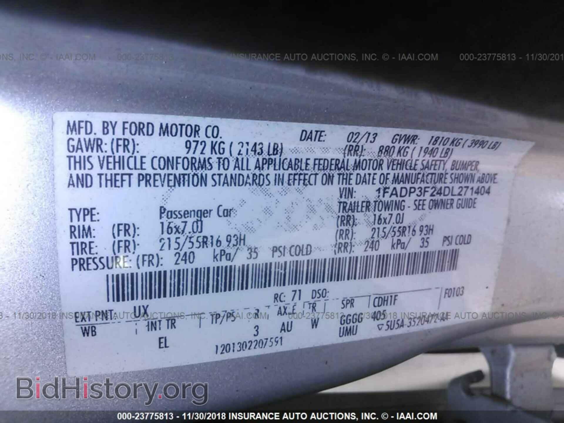 2013 Ford Focus - VIN: 1FADP3F24DL271404 - Фото 9