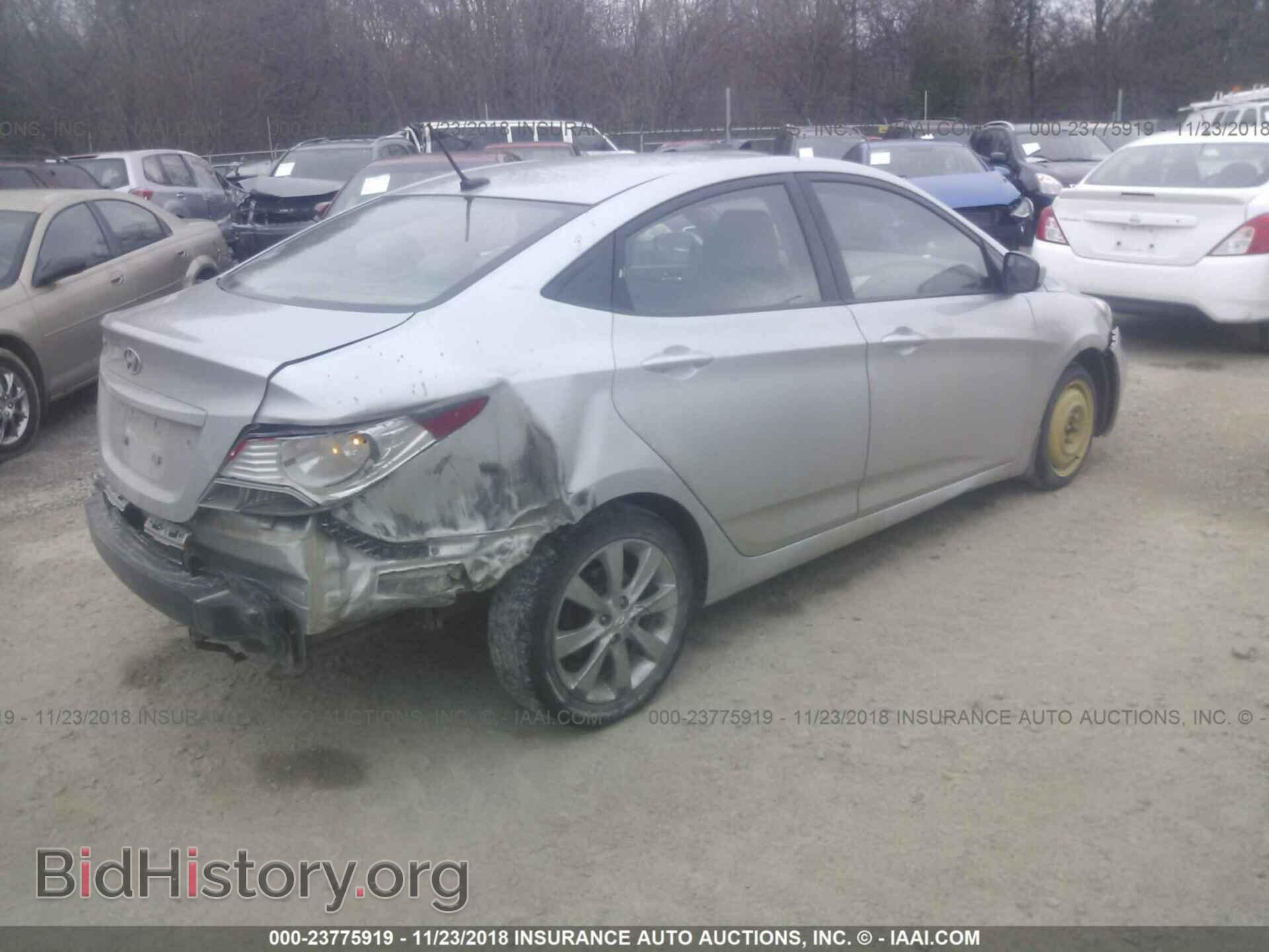 2012 HYUNDAI ACCENT - VIN: KMHCU4AE5CU168759 - Фото 4