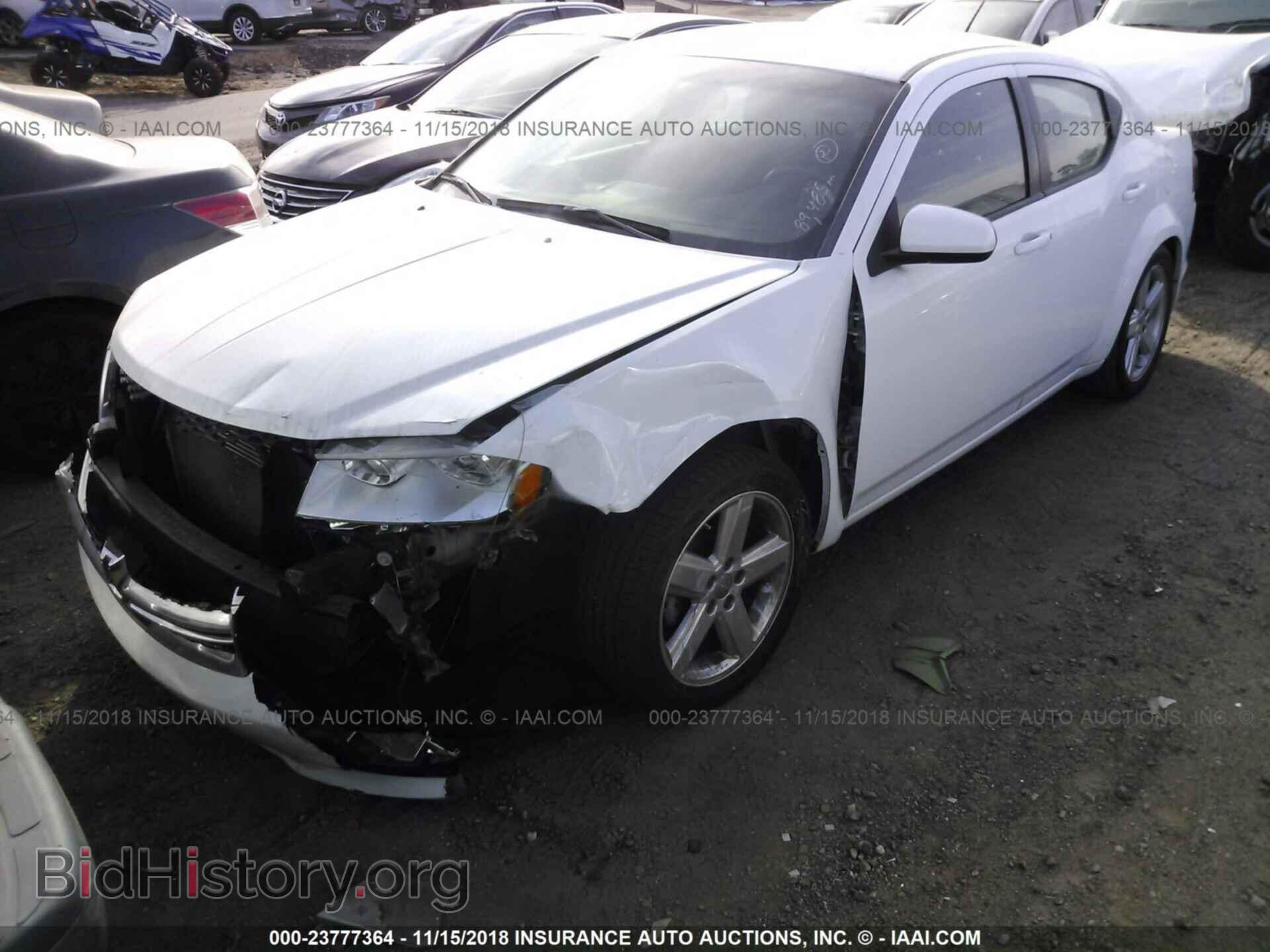 2013 Dodge Avenger - VIN: 1C3CDZCB5DN707157 - Фото 2