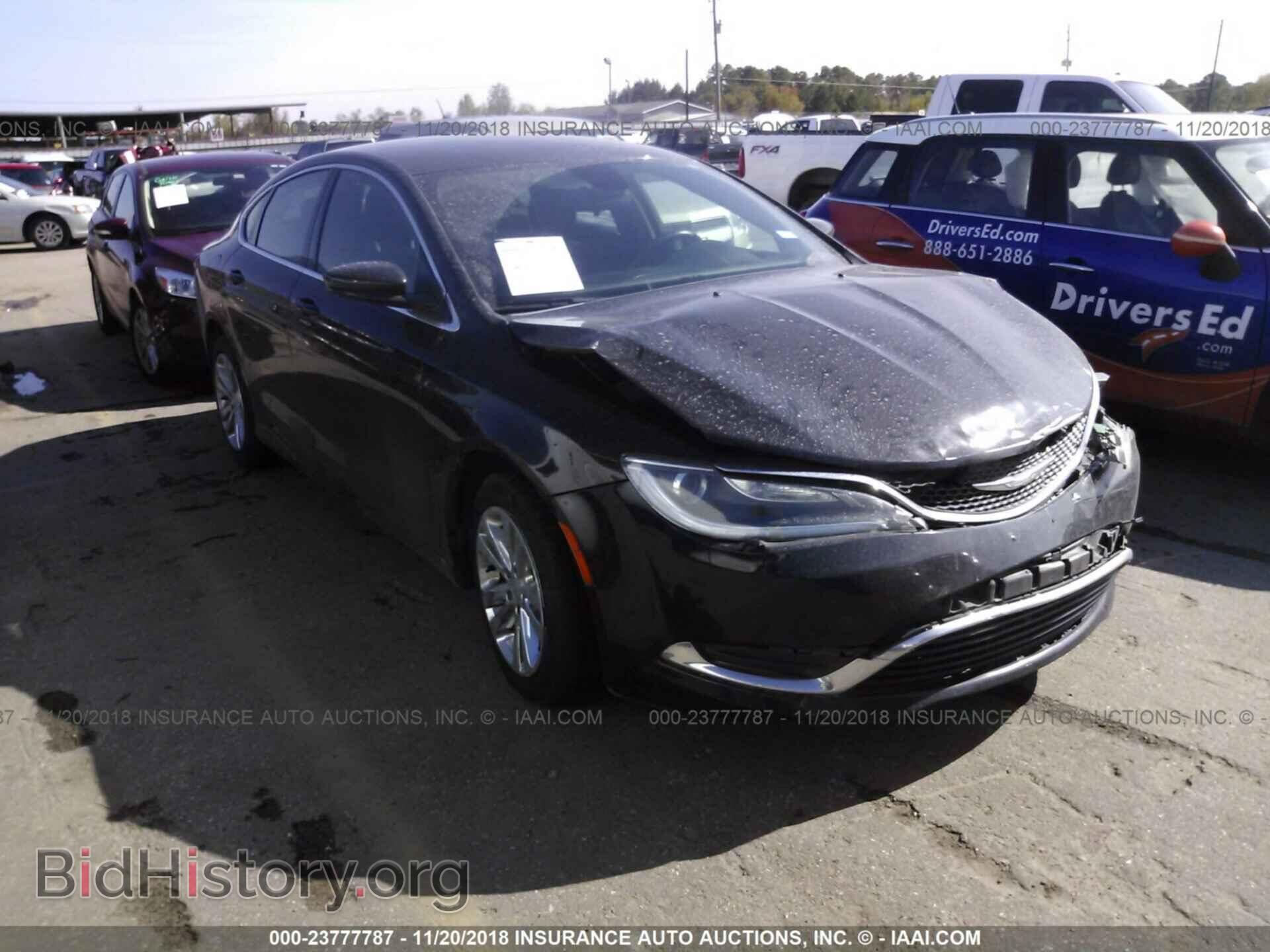 Фотография 1C3CCCAB3GN154483 - CHRYSLER 200 2016
