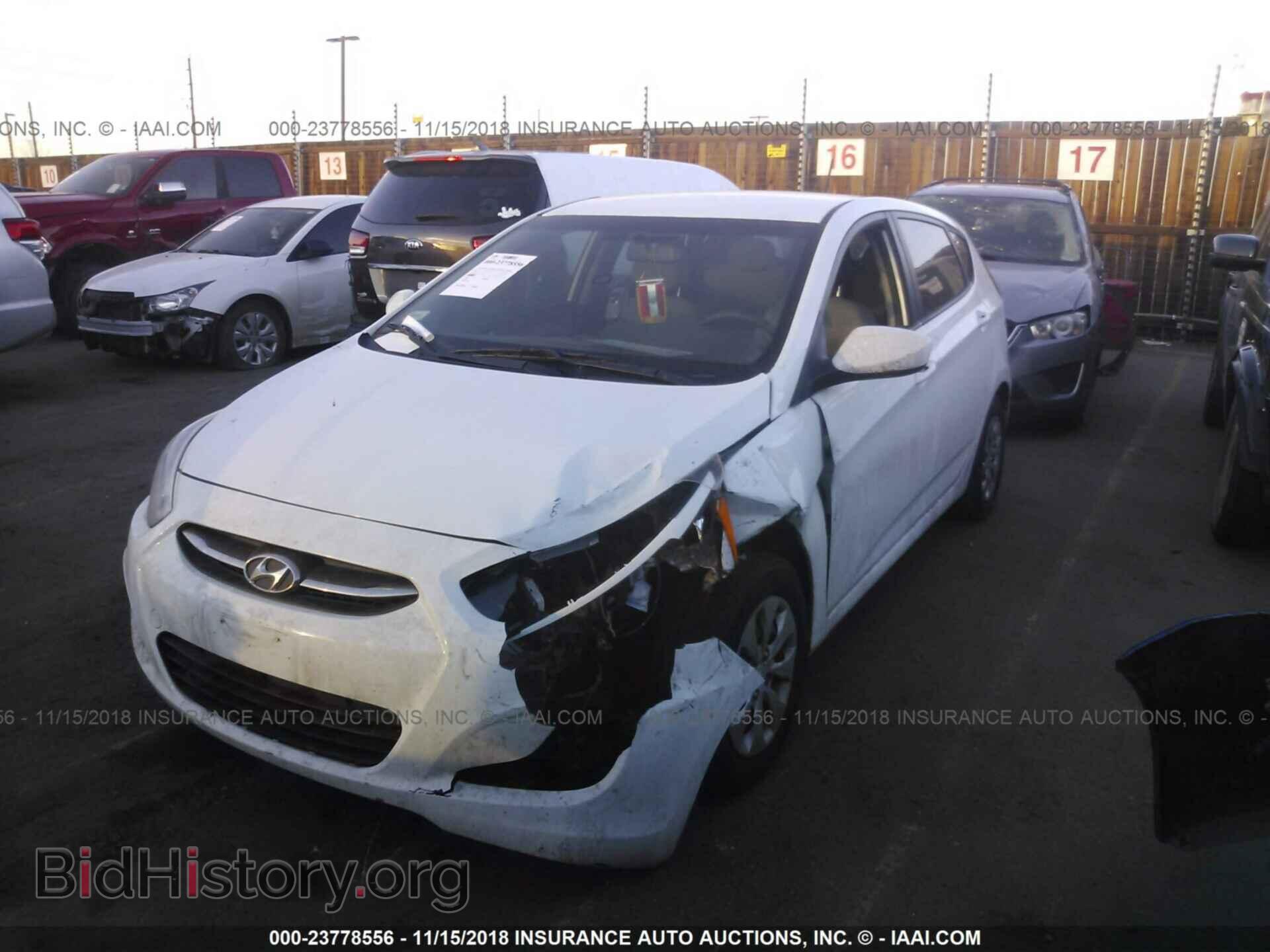 2016 HYUNDAI ACCENT - VIN: KMHCT5AE2GU245778 - Фото 2