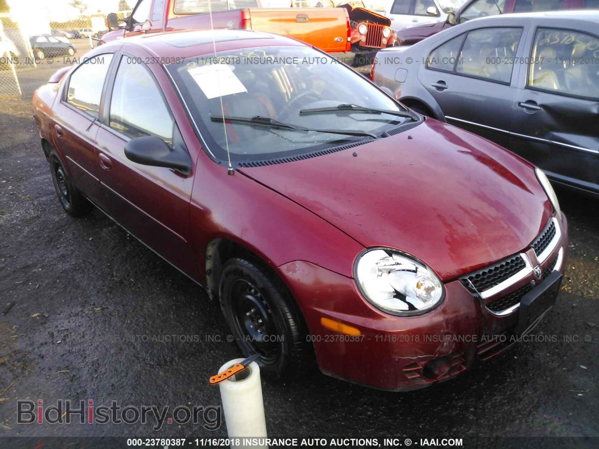 Фотография 1B3ES56C24D582746 - DODGE NEON 2004