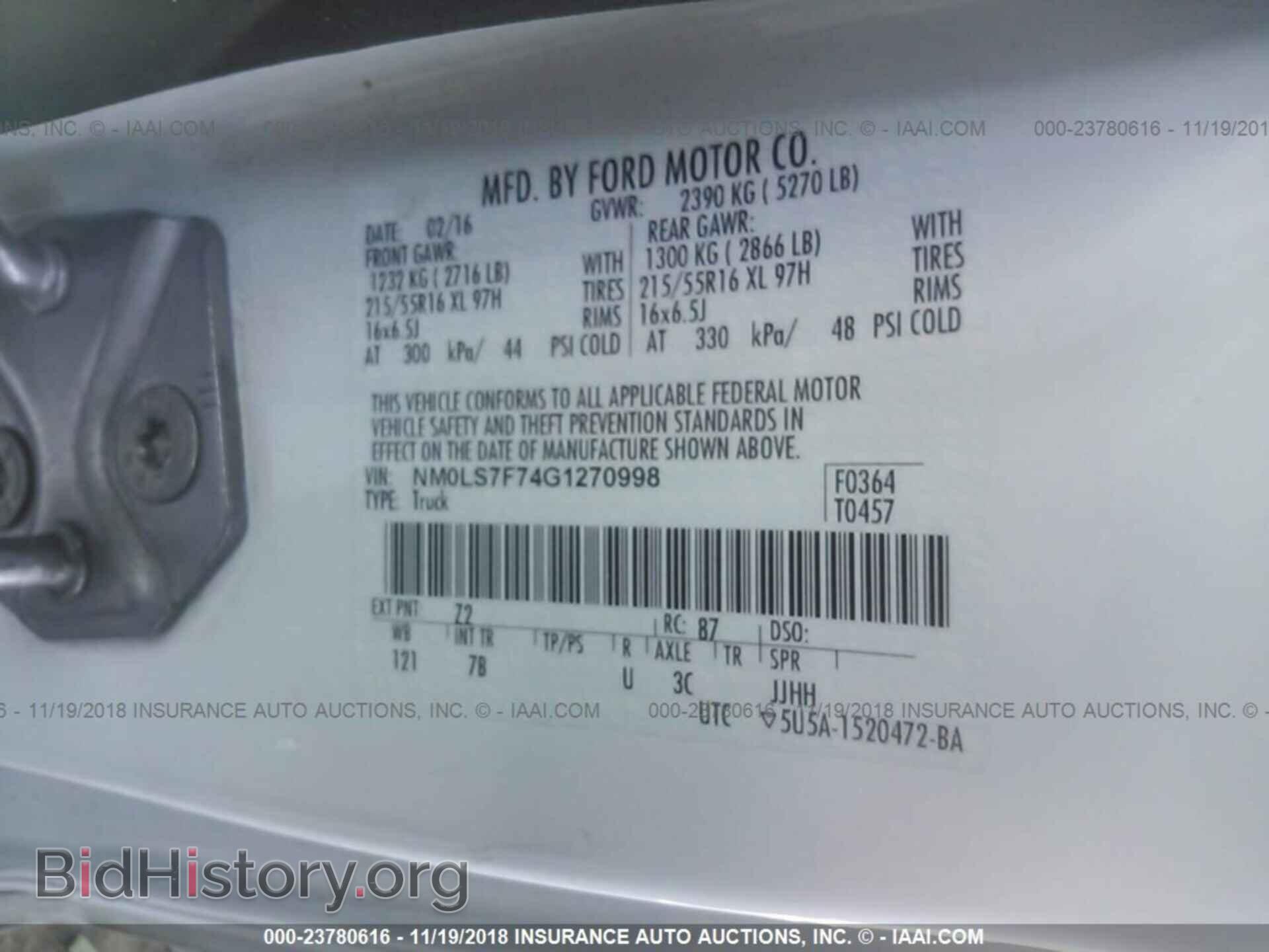 2016 Ford Transit - VIN: NM0LS7F74G1270998 - Photo 9