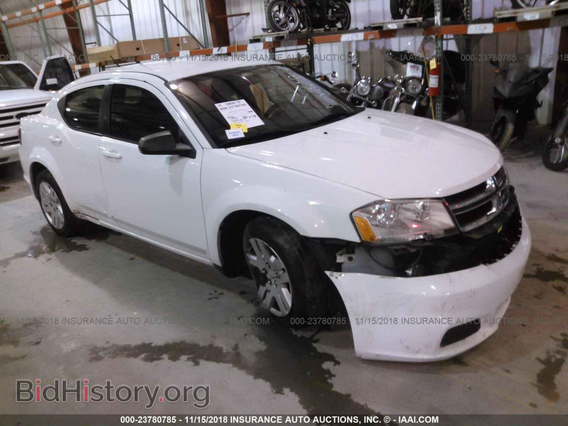 Фотография 1C3CDZAB8CN220794 - DODGE AVENGER 2012