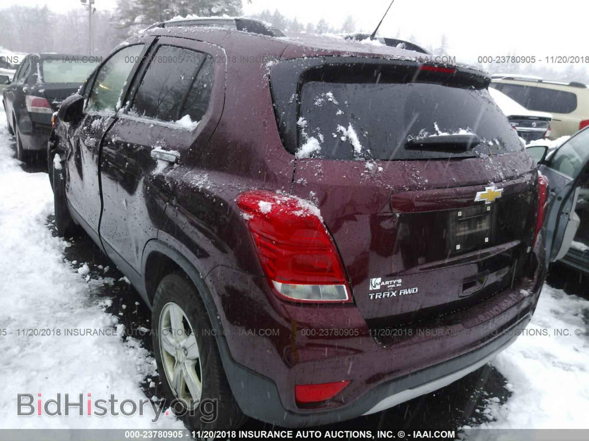 2017 CHEVROLET TRAX - VIN: 3GNCJPSB6HL228642 - Фото 3