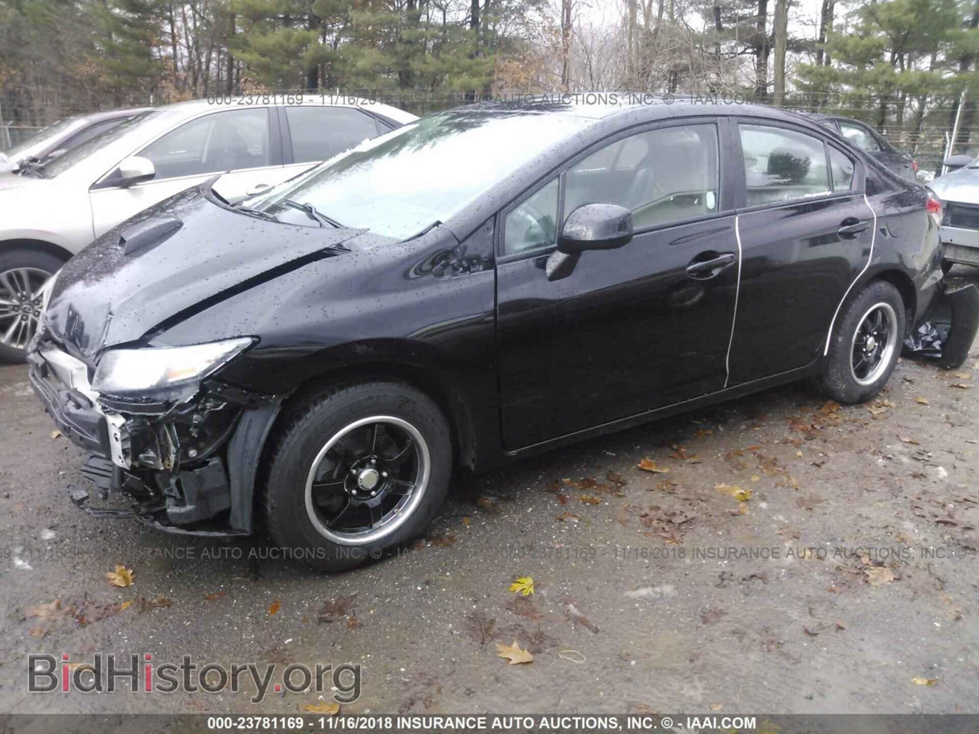 2013 Honda Civic - VIN: 19XFB2F55DE090181 - Фото 2
