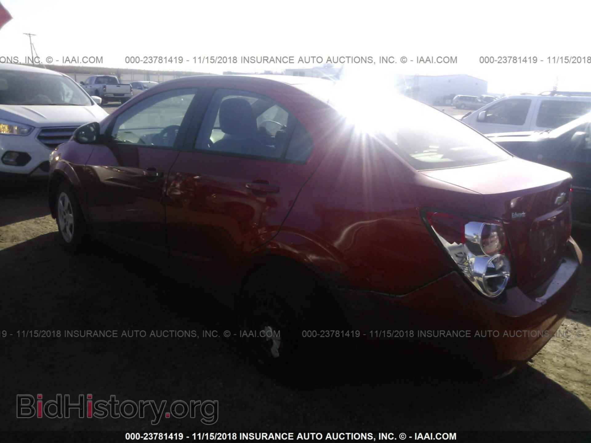 2014 CHEVROLET SONIC - VIN: 1G1JA5SH8E4196537 - Фото 3