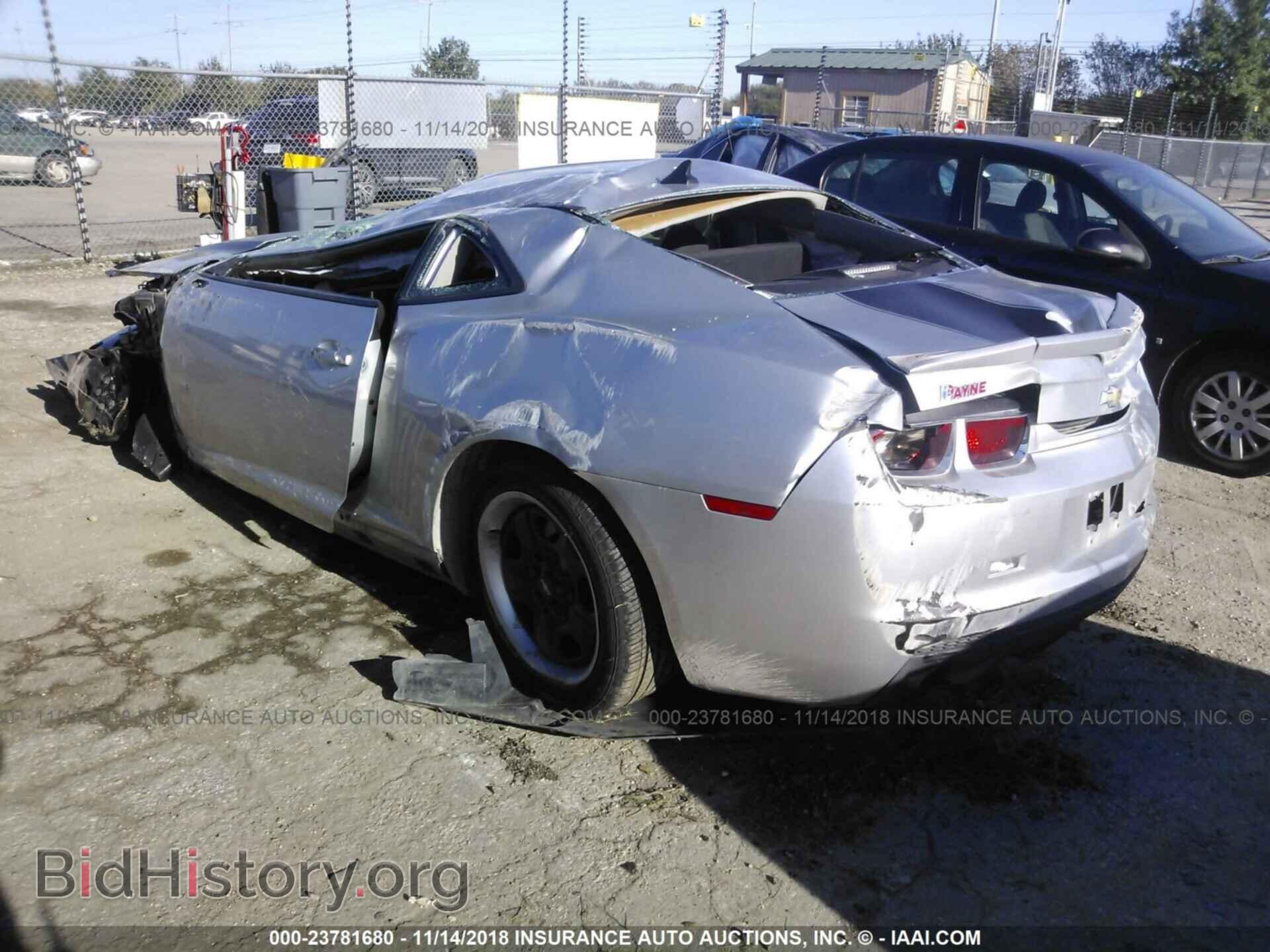 2012 CHEVROLET CAMARO - VIN: 2G1FA1E30C9180616 - Фото 3
