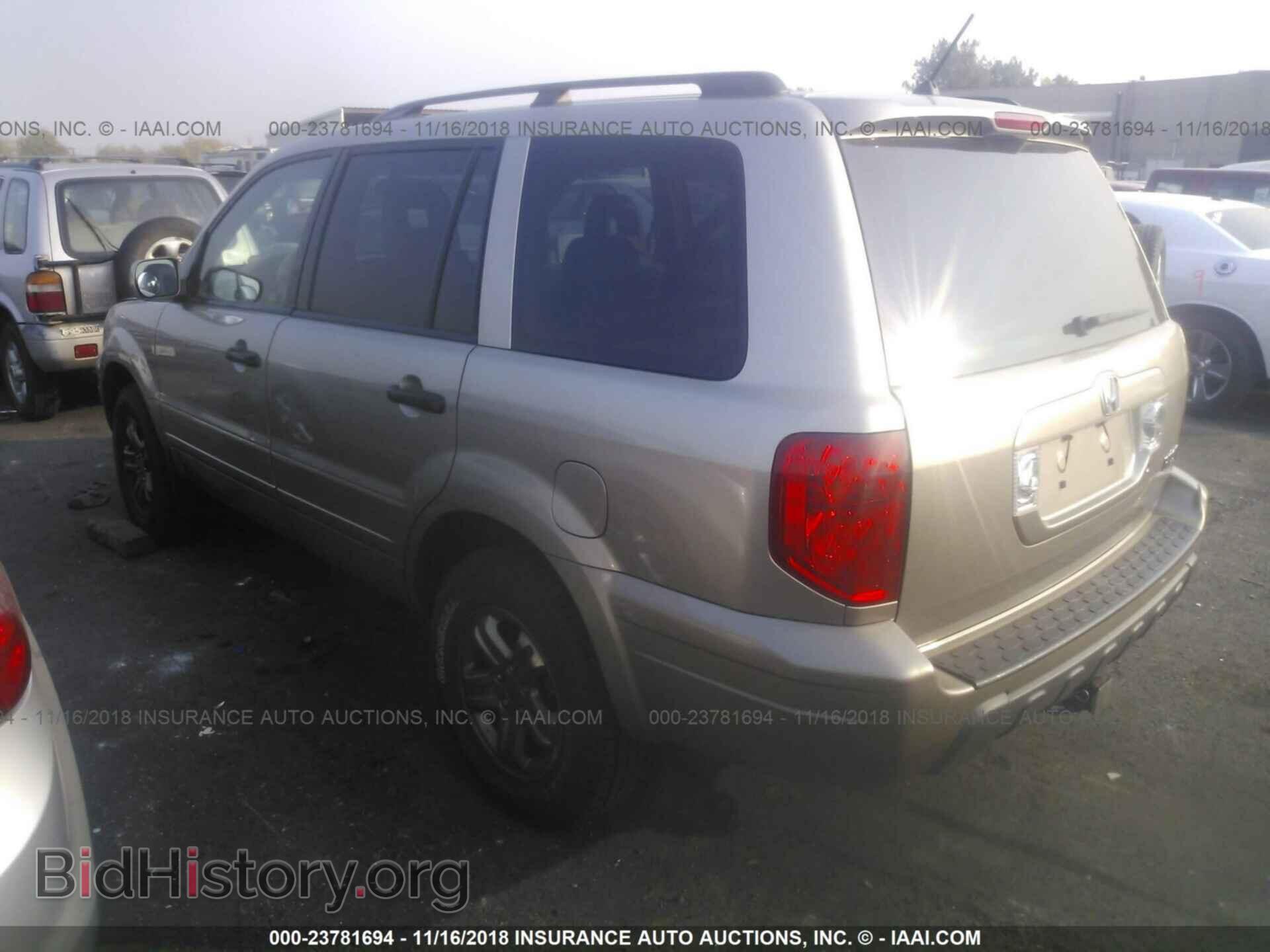 2005 HONDA PILOT - VIN: 5FNYF18515B029376 - Фото 3