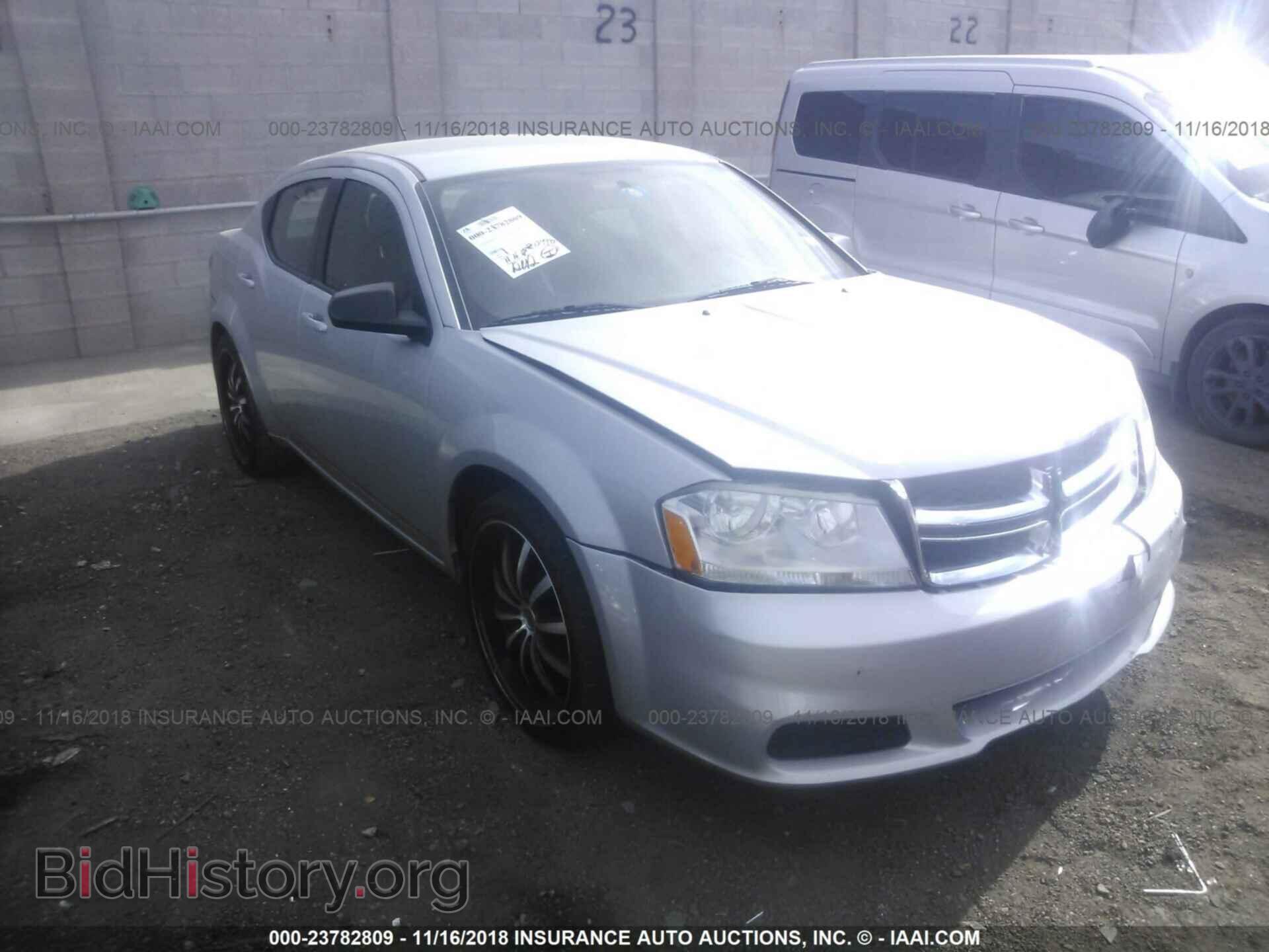 Photo 1C3CDZAB0CN165371 - DODGE AVENGER 2012