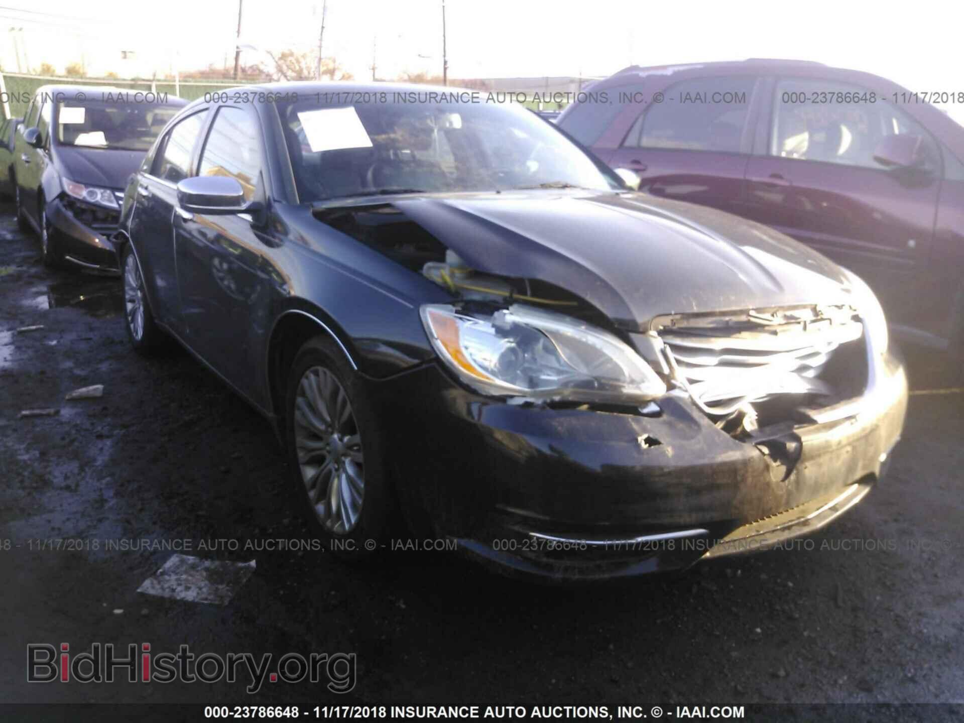 Фотография 1C3CCBCB7CN275566 - CHRYSLER 200 2012