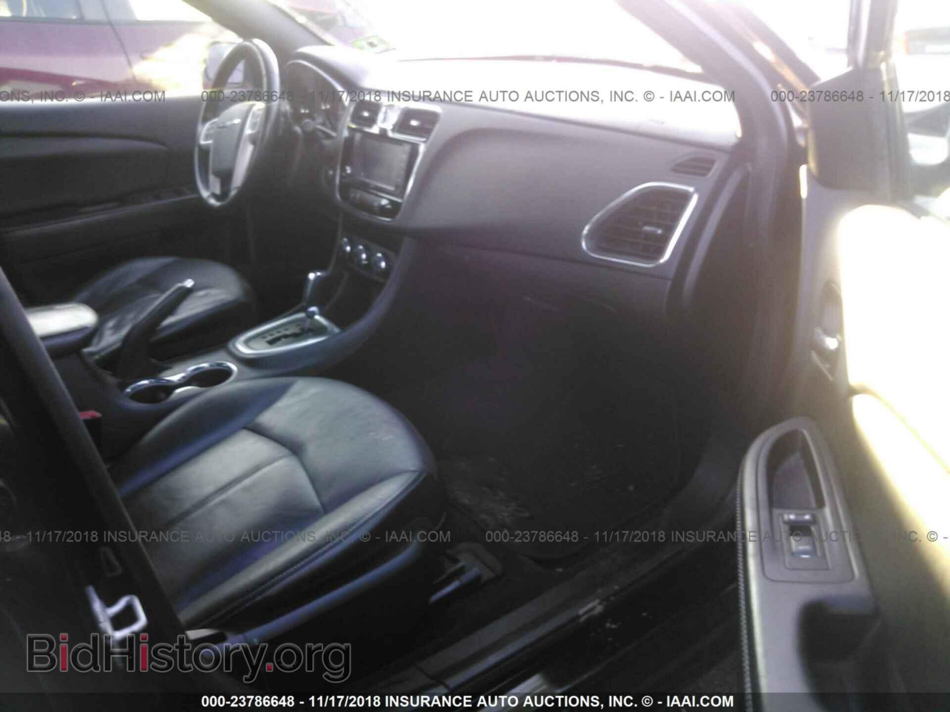 2012 CHRYSLER 200 - VIN: 1C3CCBCB7CN275566 - Фото 5