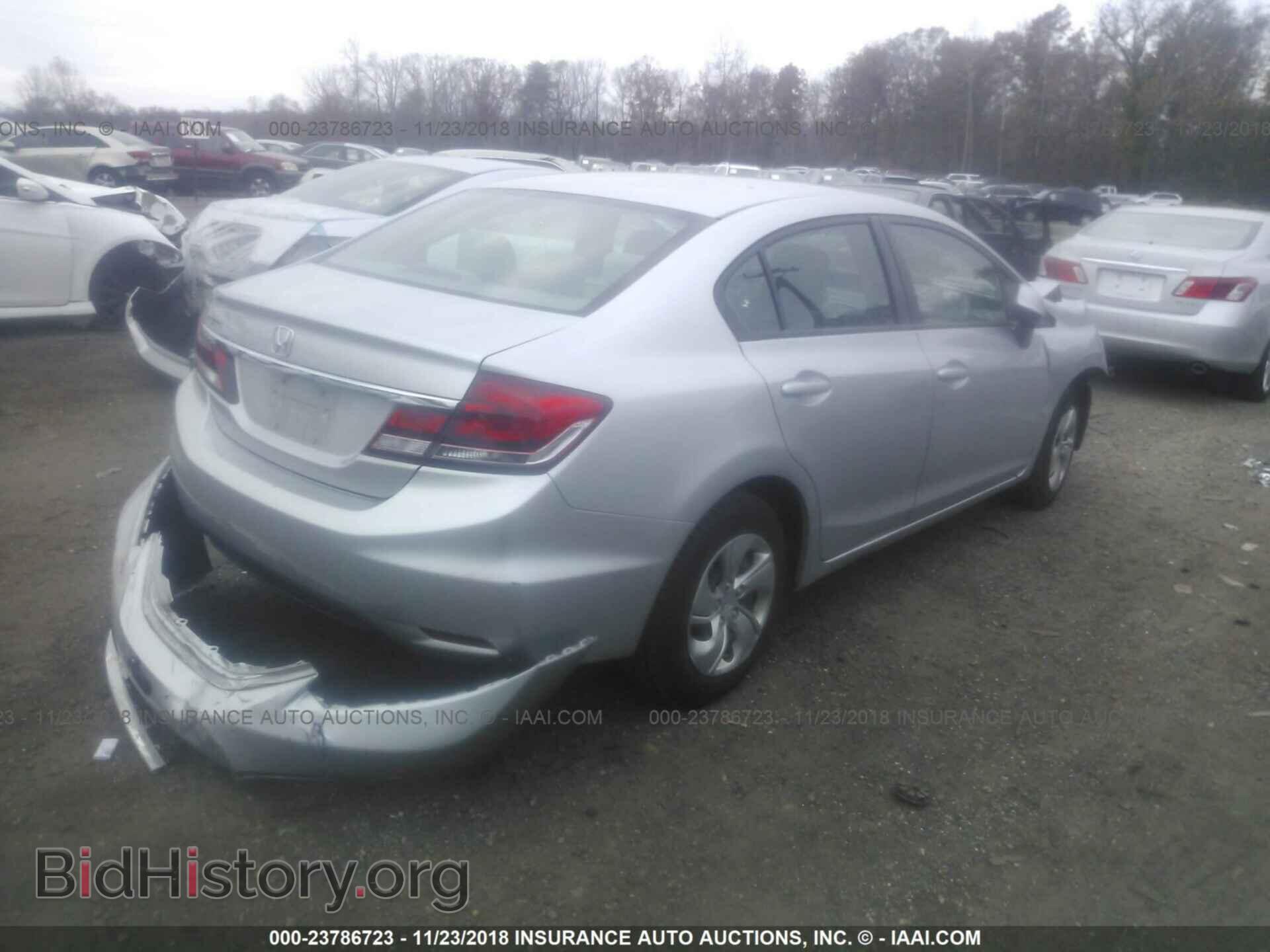 2013 HONDA CIVIC - VIN: 19XFB2F51DE253635 - Фото 4