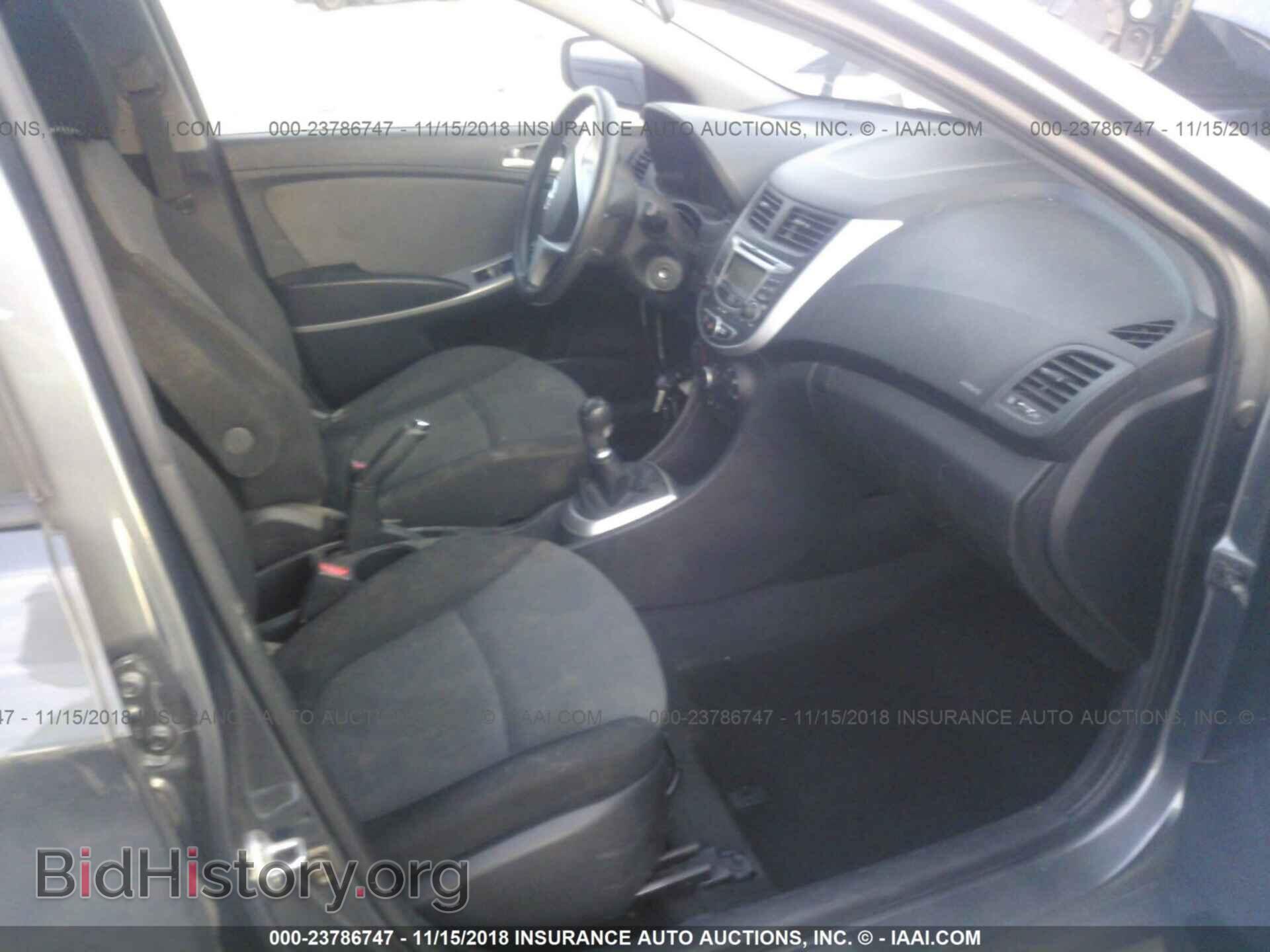 2012 HYUNDAI ACCENT - VIN: KMHCT5AE2CU037071 - Фото 5